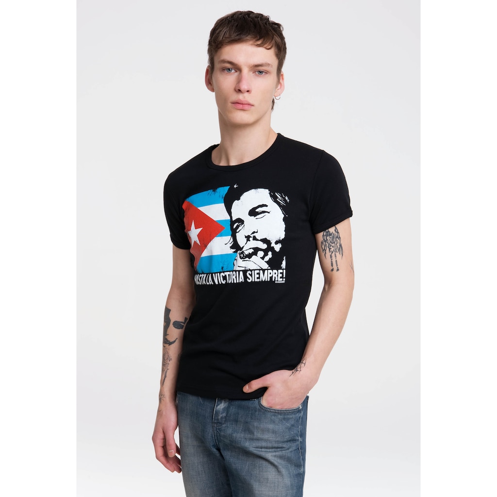 LOGOSHIRT T-Shirt »Che Guevara - Cuban Flag«