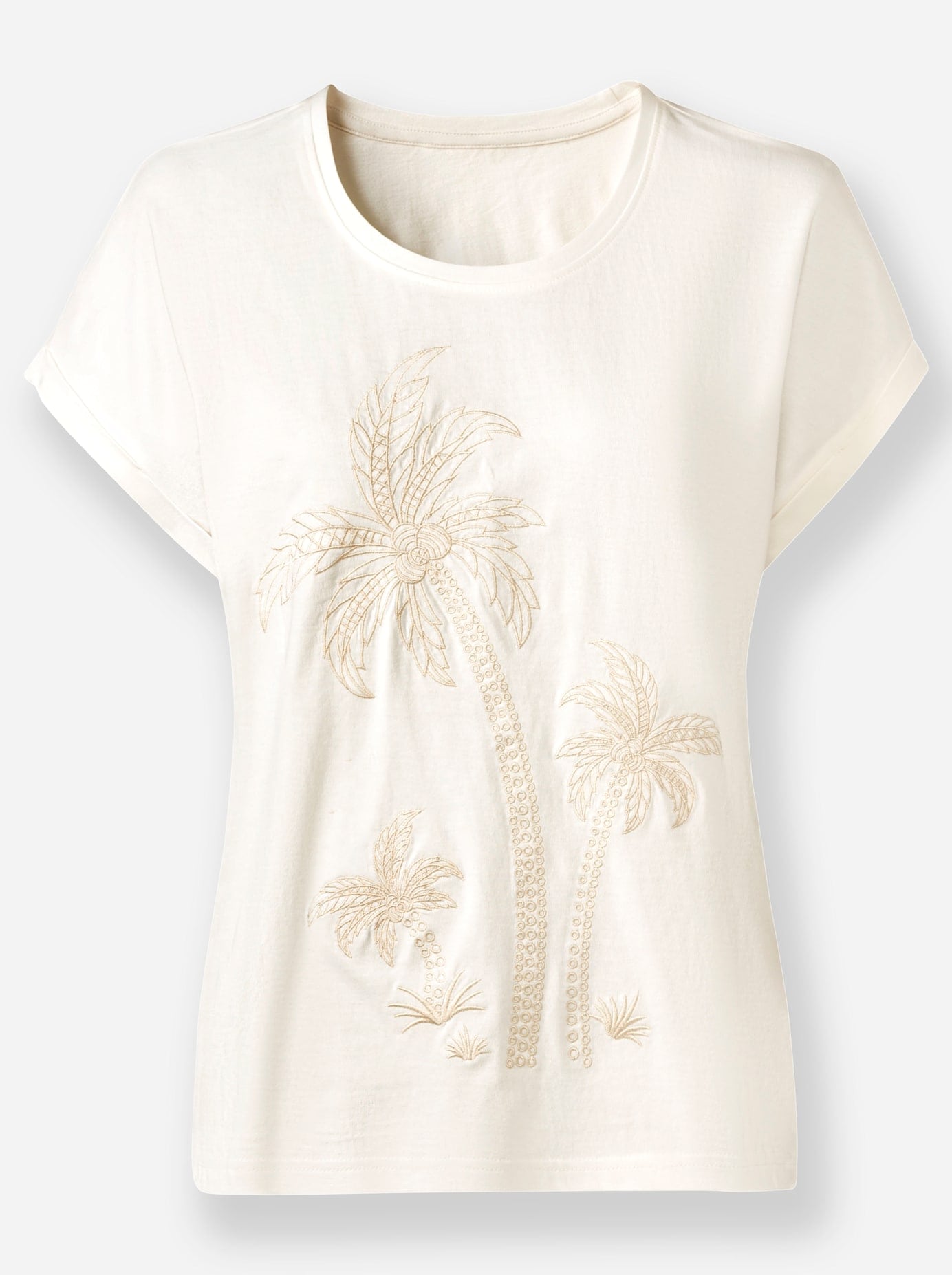 Inspirationen Rundhalsshirt »Rundhals-Shirt«, (1 tlg.)