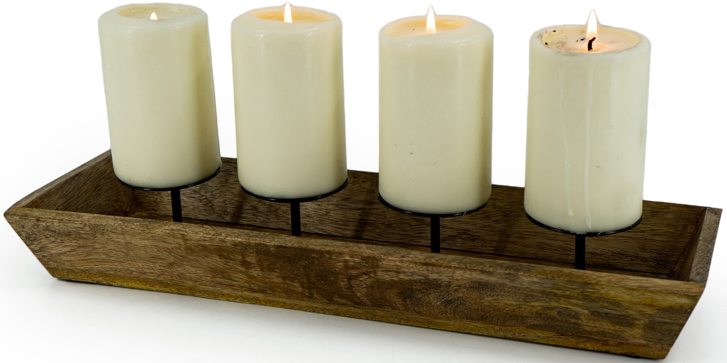 NOOR LIVING Kerzentablett "Weihnachtsdeko" individuell einsetzbar günstig online kaufen
