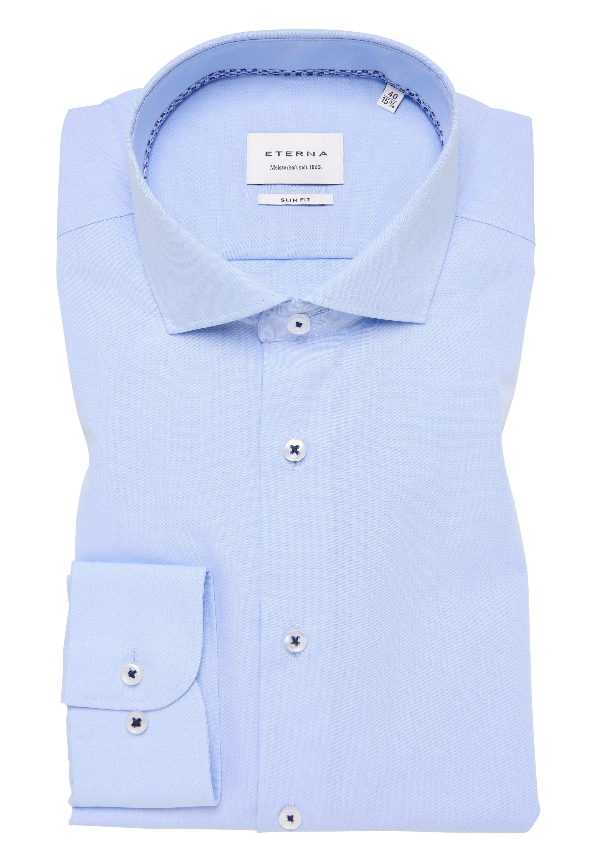 Eterna Langarmhemd »SLIM FIT«, NON IRON (bügelfrei)