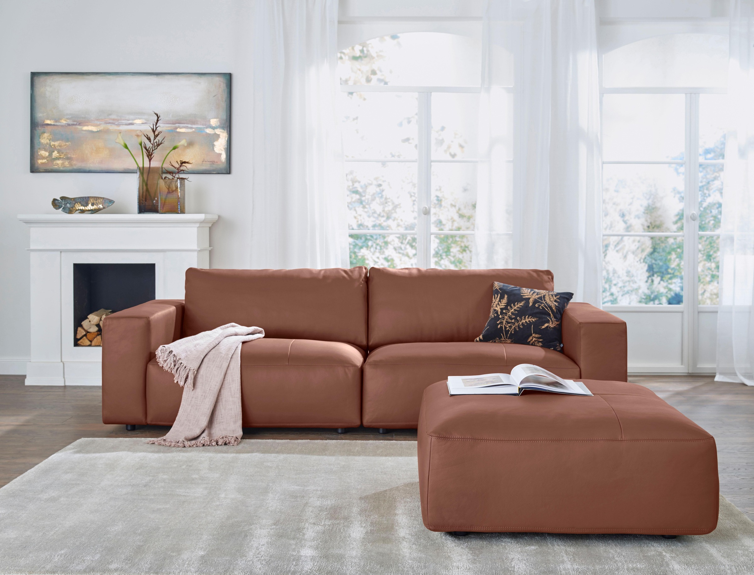 Thumbnail - Musterring Big-Sofa "LUCIA", in vielen Qualitäten und 4 unterschiedlichen Nähten, 3-Sitzer