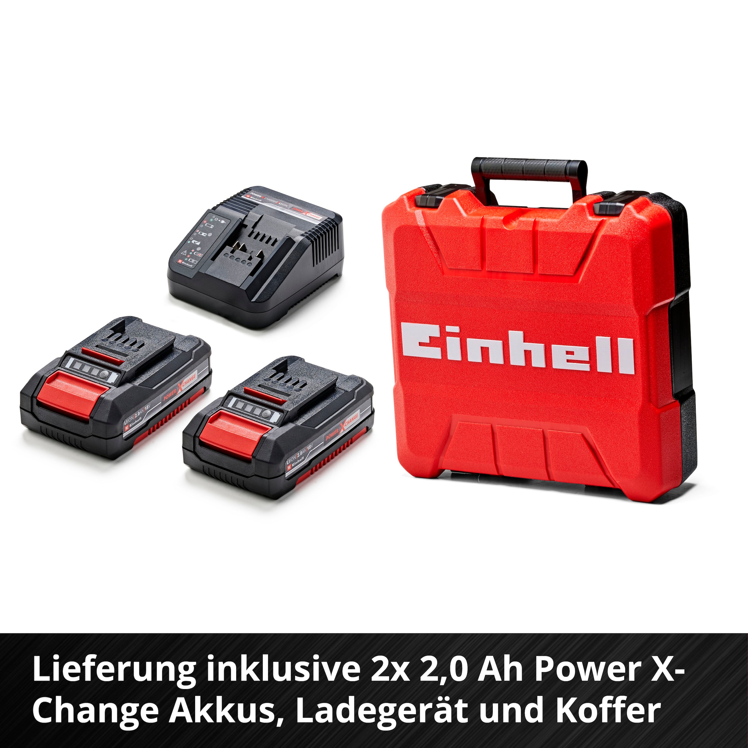 Einhell Akku-Schlagbohrschrauber »TE-CD 18 Li-i BL«, Power X-Change, inkl. 2x 2,0 Ah und Ladegerät