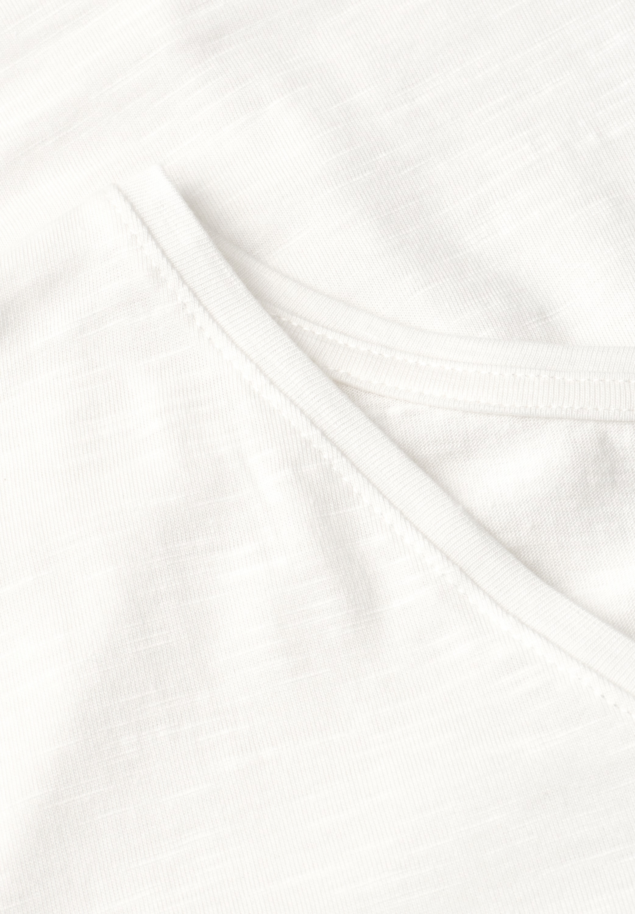 STREET ONE STUDIO V-Shirt mit abgerundetem V-Ausschnitt
