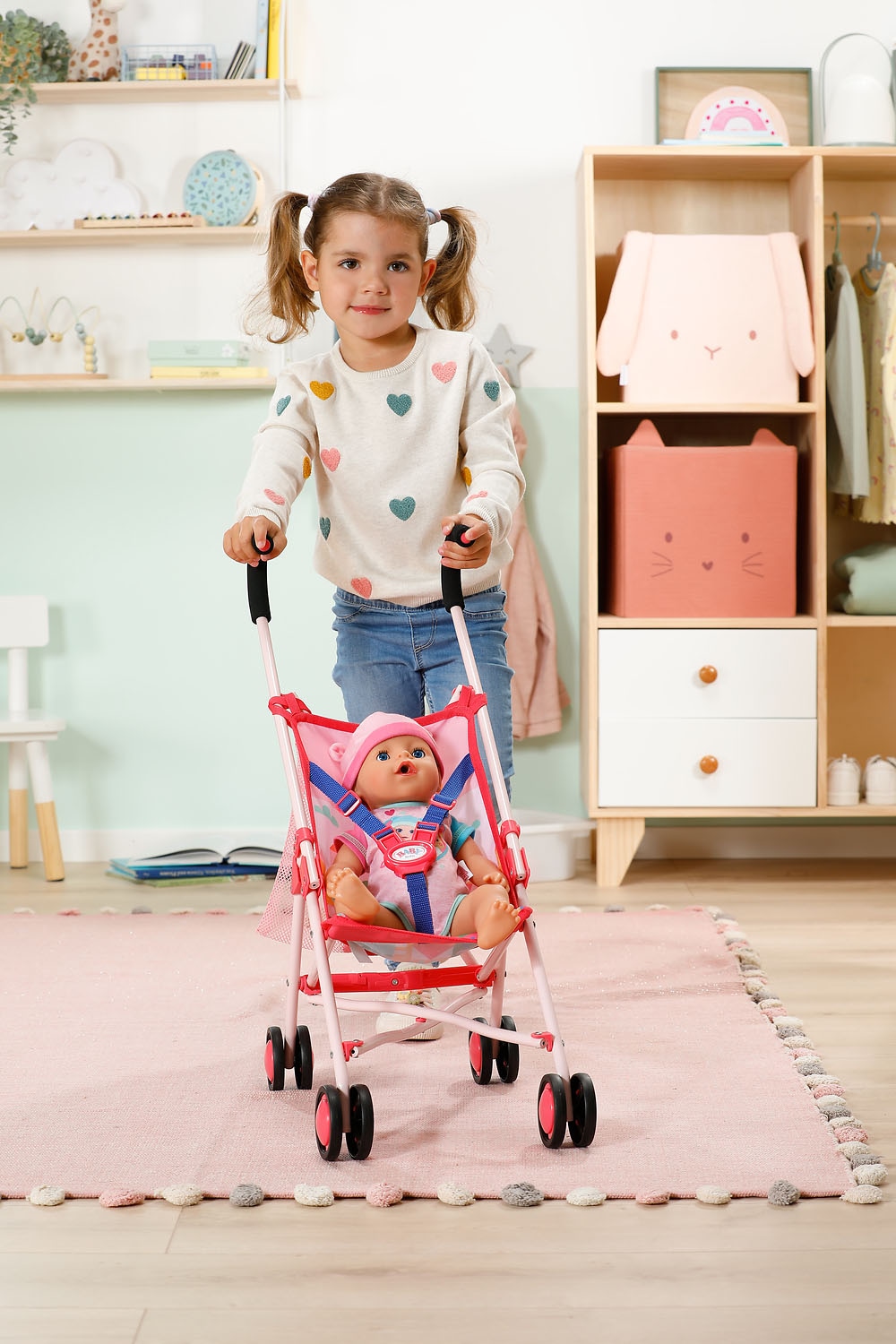 Baby Born Puppenbuggy mit Einkaufsnetz