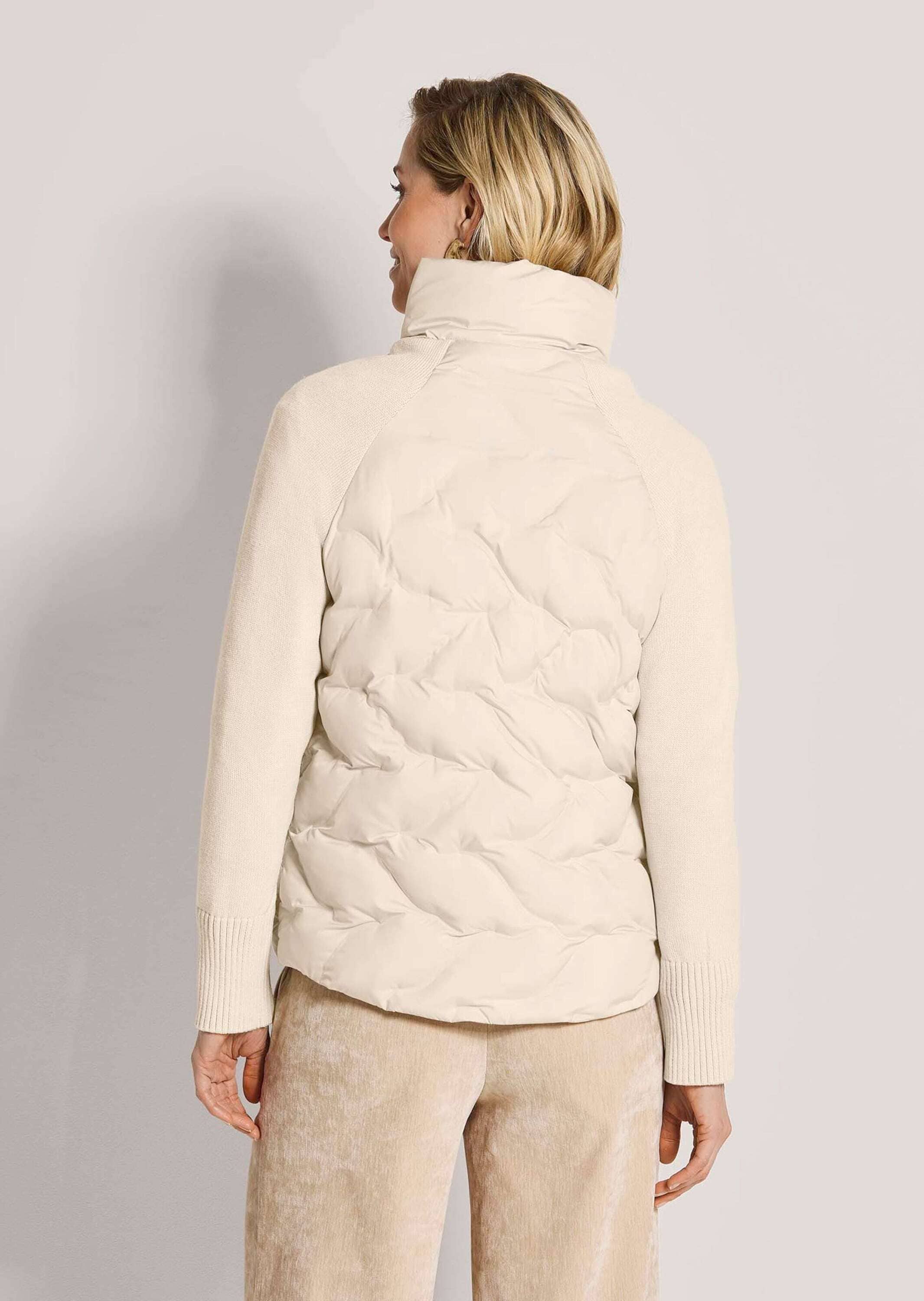 MADELEINE Kurzjacke »Jacke Steppjacke mit Strickärmeln«