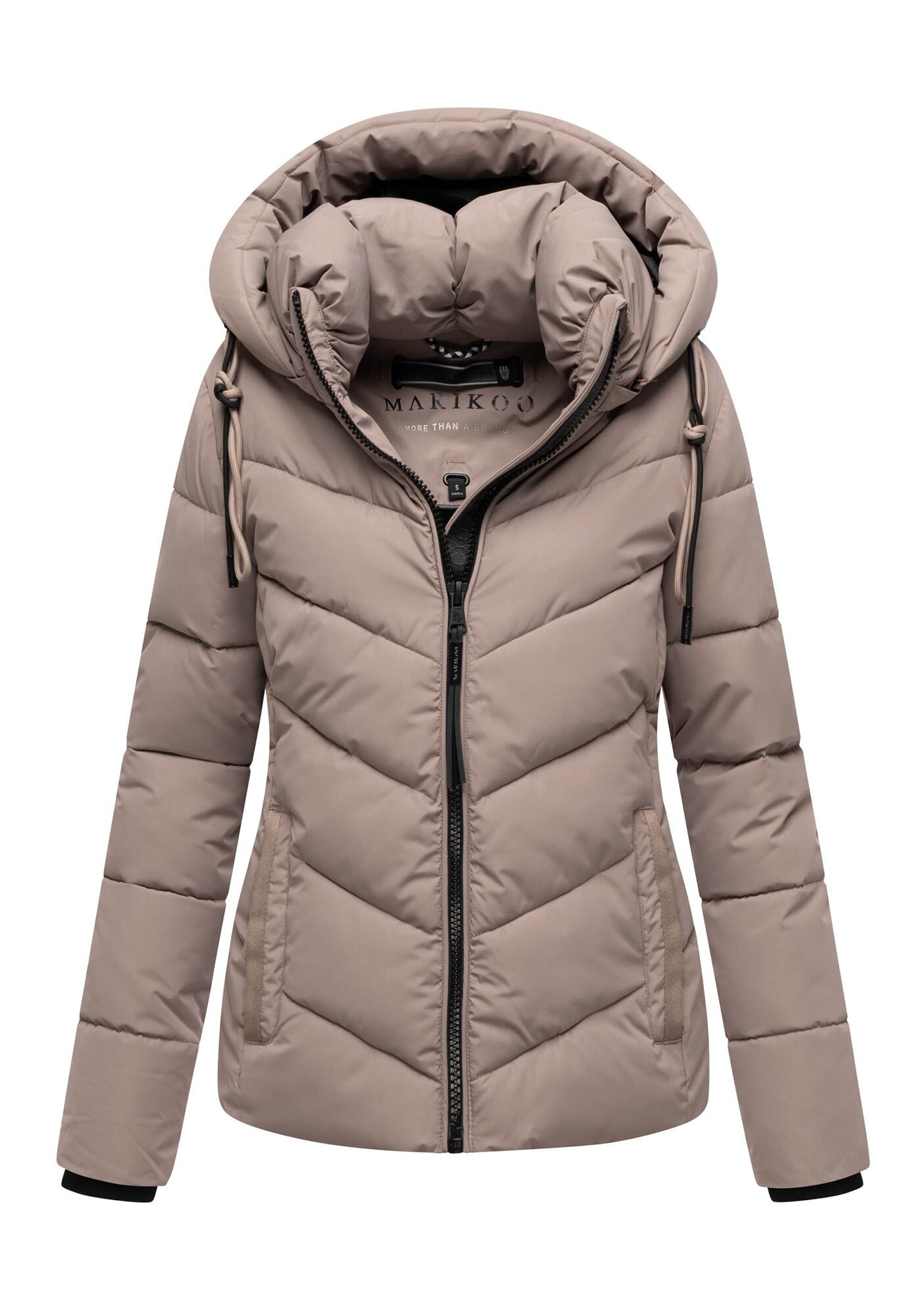 Marikoo Winterjacke »Sahnemausii«, Schräge Steppung
