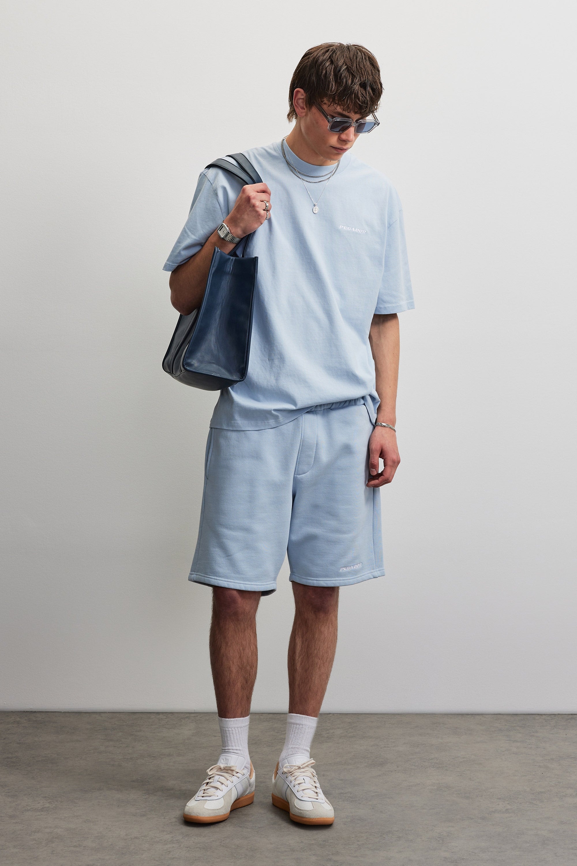 PEGADOR Sweatshorts »LOGO HEAVY SWEAT SHORTS«  Baumwollmischung, regular fit