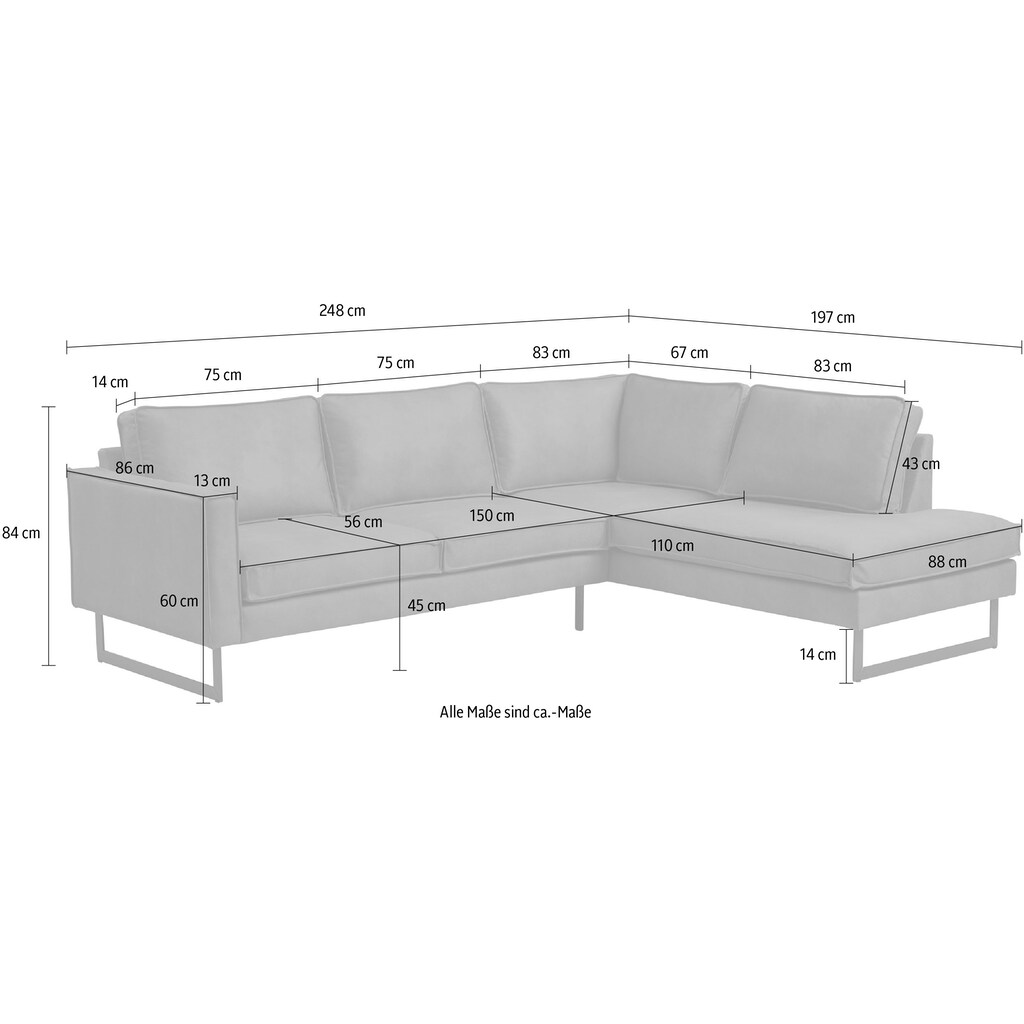 Places of Style Ecksofa »Bodilis«