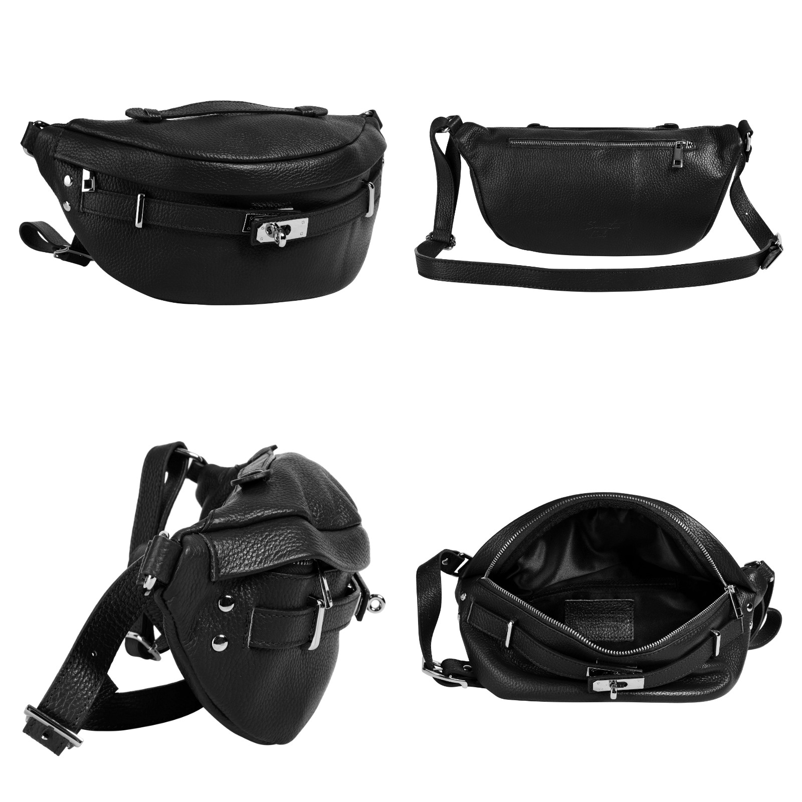 Samantha Look Gürteltasche, echt Leder, Made in Italy
