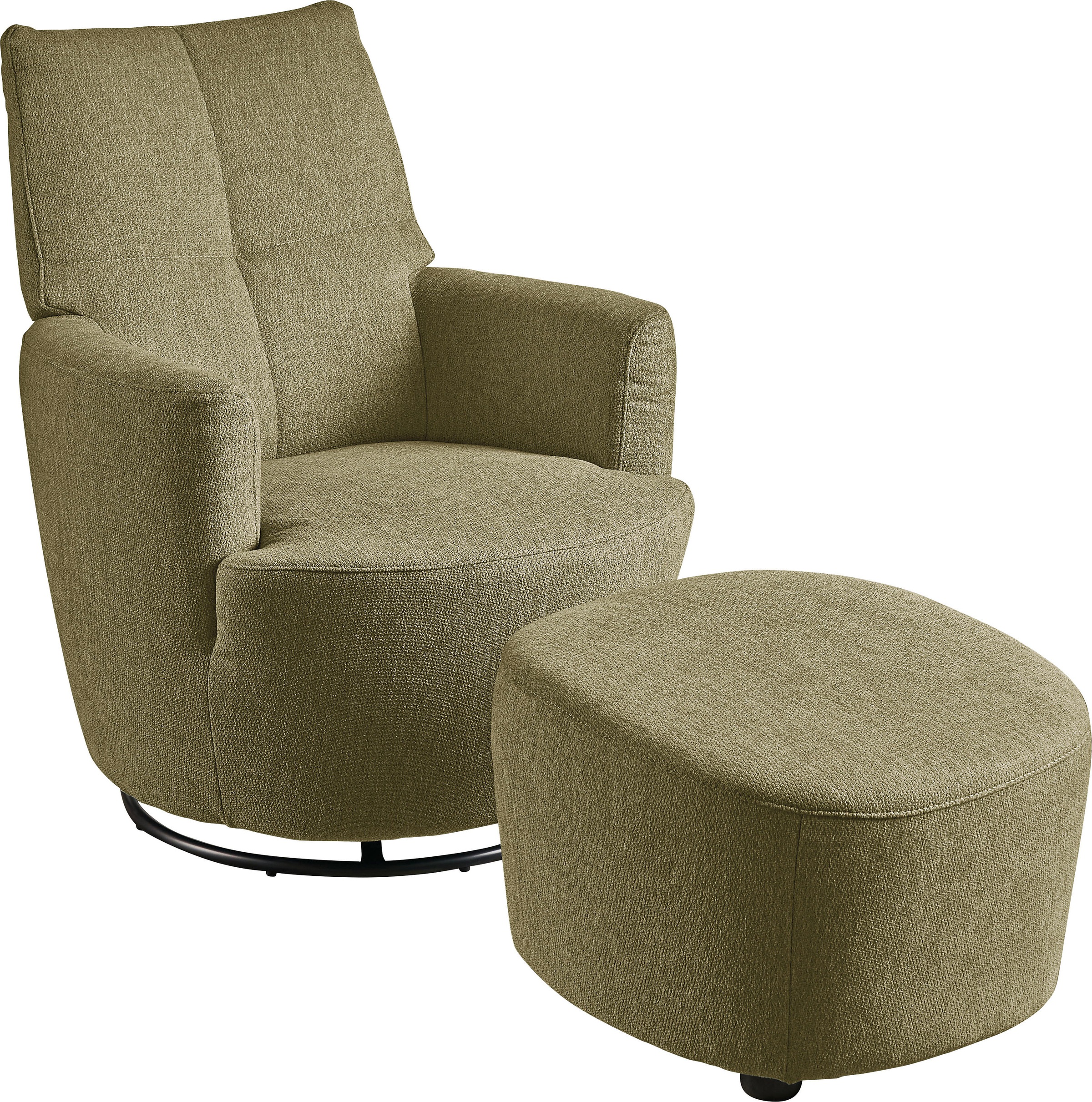 set one by Musterring "SO 1450" Set, mit Dreh- und Wippfunktion, inklusive Hocker