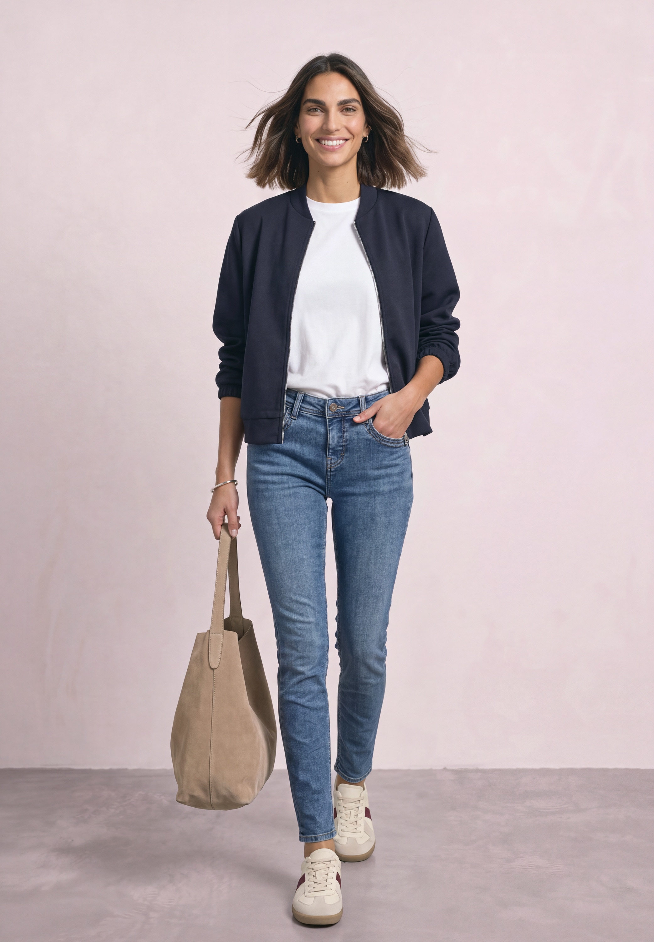 STREET ONE Comfort-fit-Jeans Middle Waist