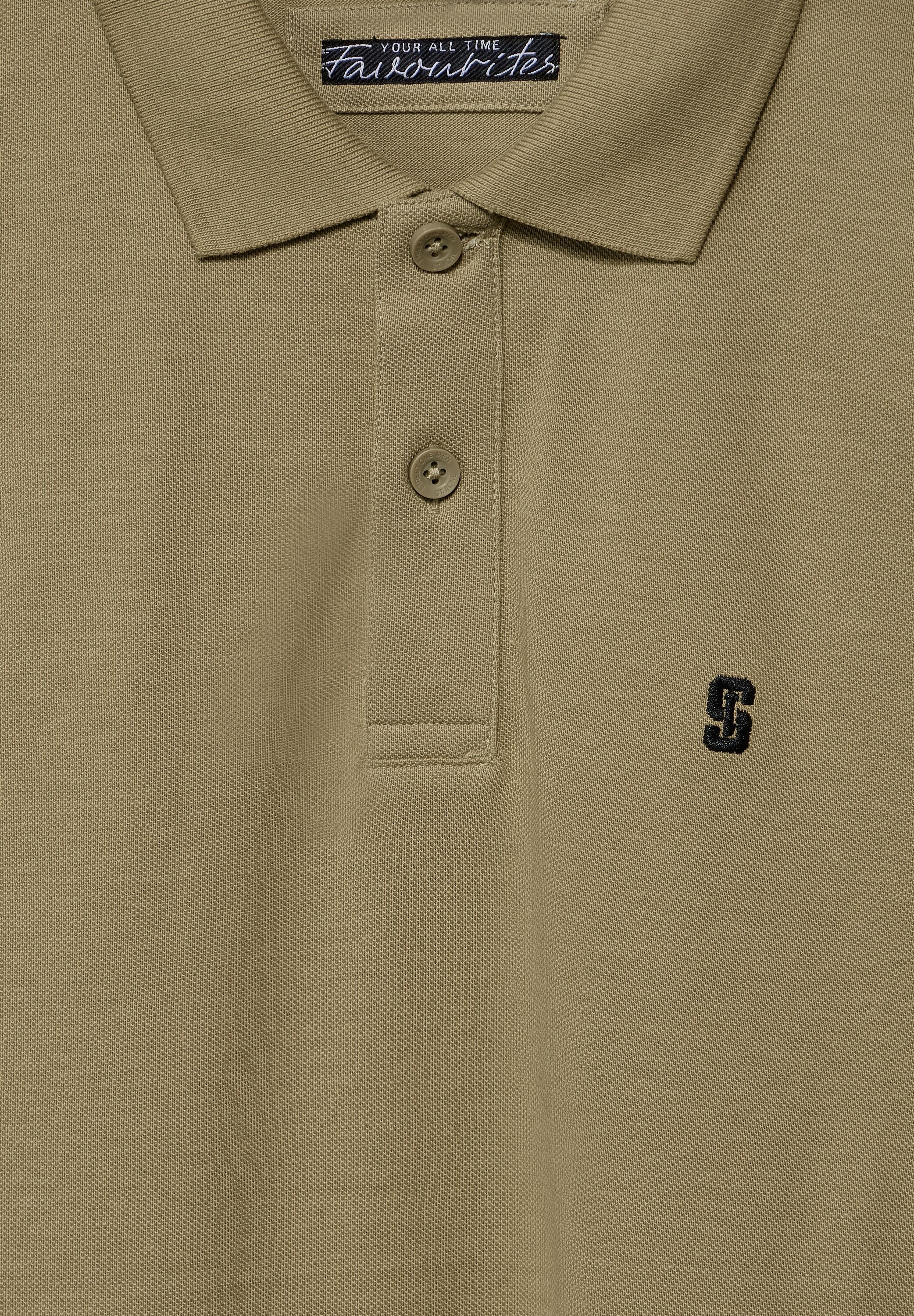 STREET ONE MEN Poloshirt, in Unifarbe