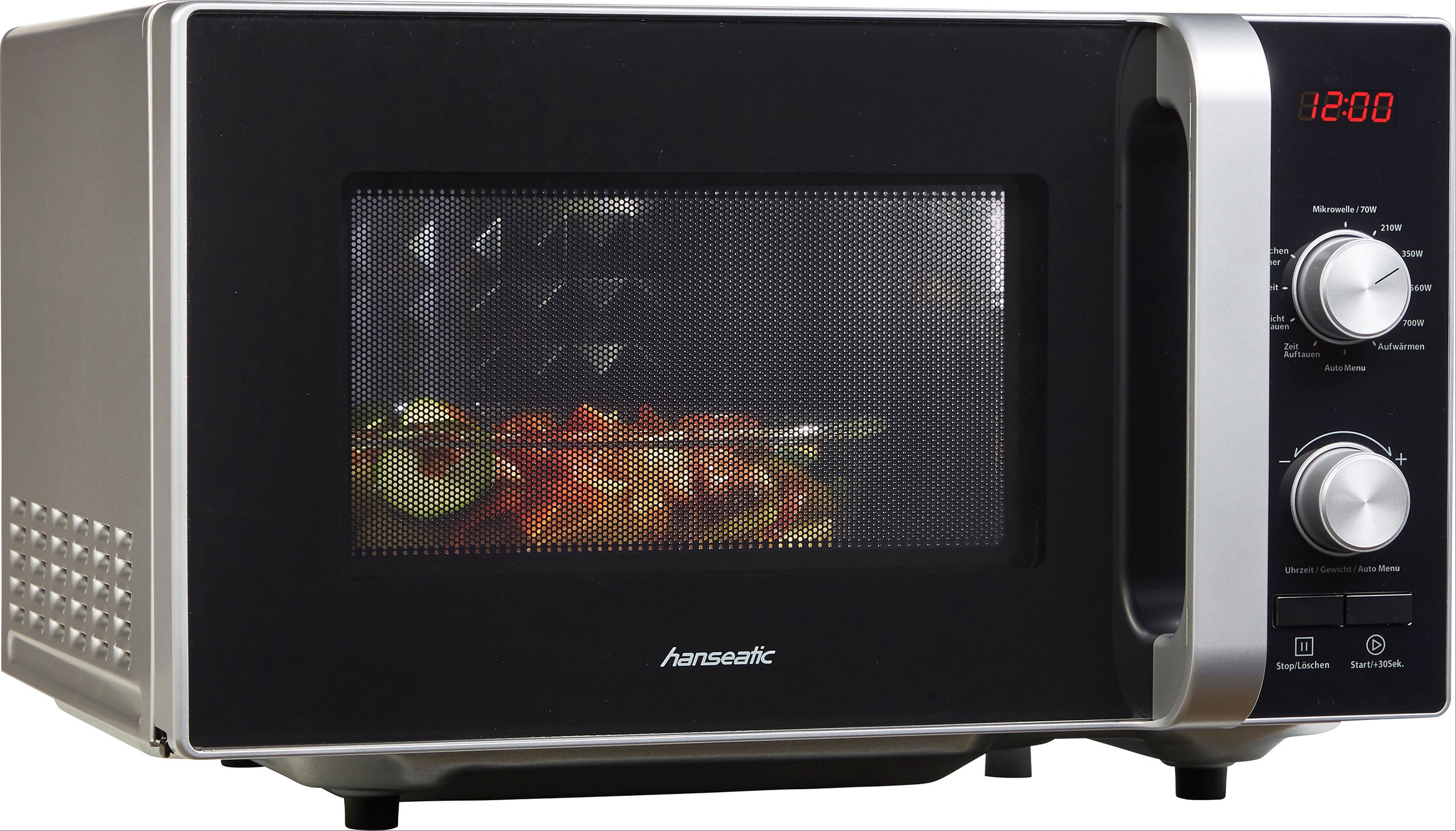 Hanseatic Mikrowelle »AM720KFR-P00E«, Mikrowelle, 700 W, 8 Automatik ...