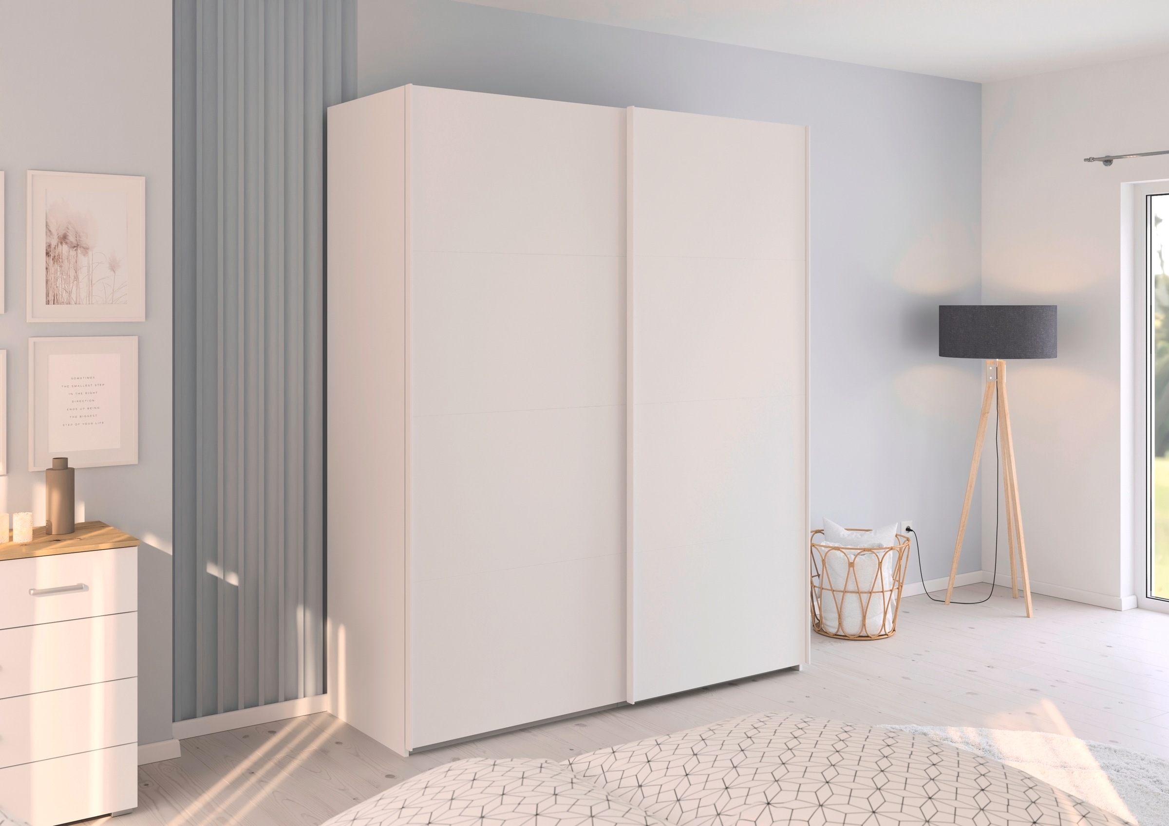Thumbnail - rauch Schwebetürenschrank "Kleiderschrank Schrank Garderobe Schlafzimmerschrank EVELYN", in elegantem Stil, in 5 Breiten...