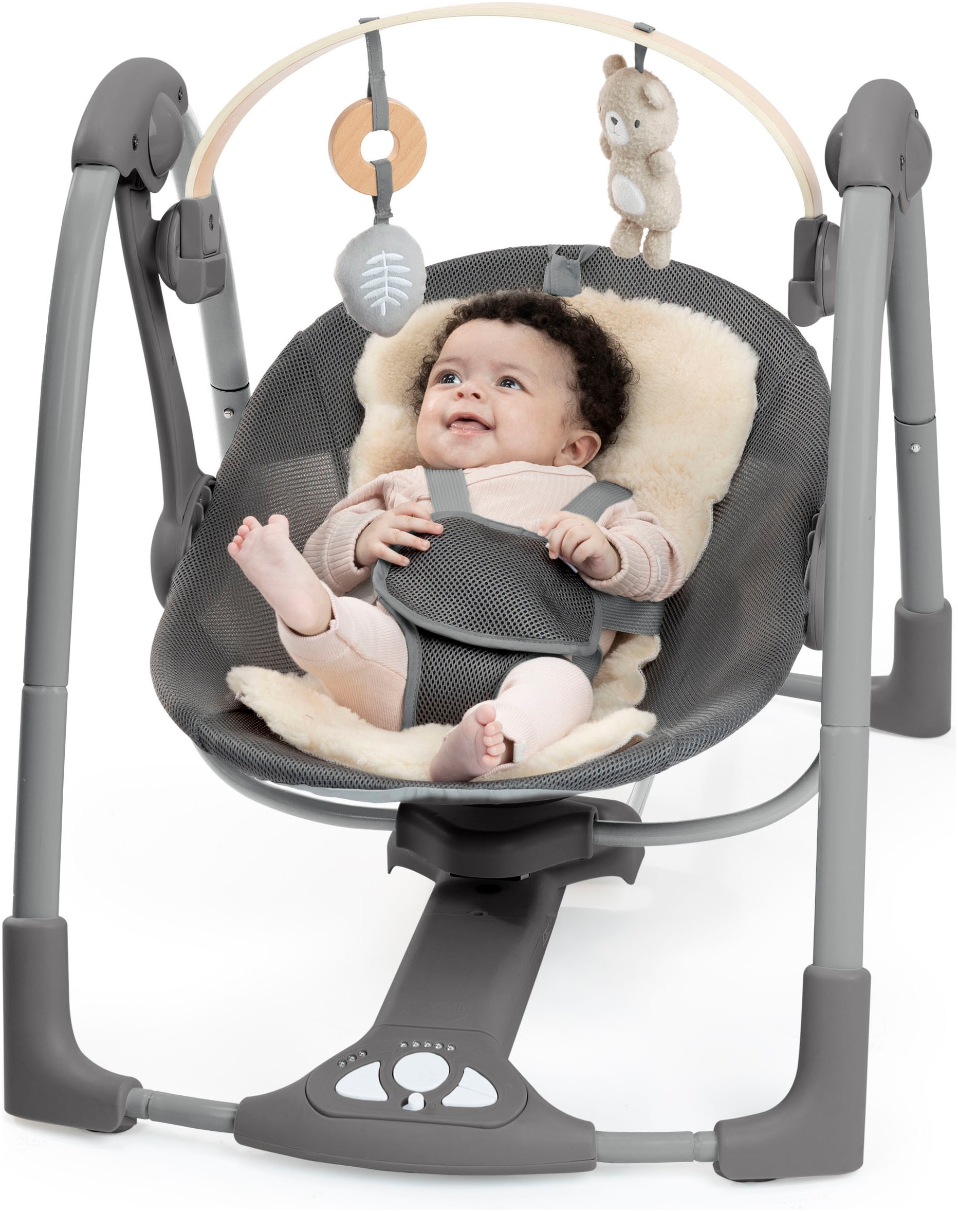 ingenuity Babywippe »Every Season™ Swing 'n Go Portable Swing™ - Wesley™«, bis 9 kg, mit Musik und Geräuschen