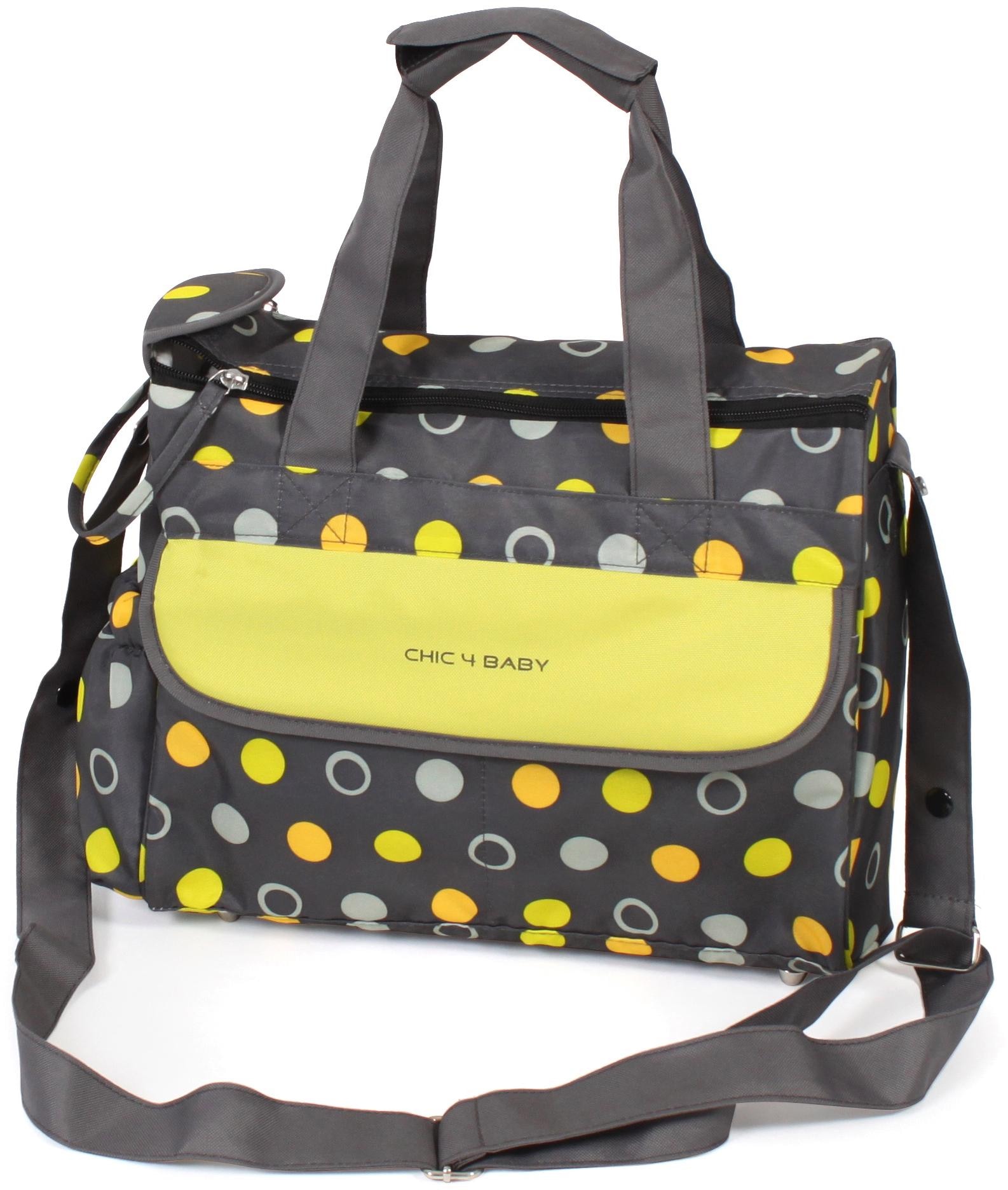 CHIC4BABY Wickeltasche »Komfort, lemontree«