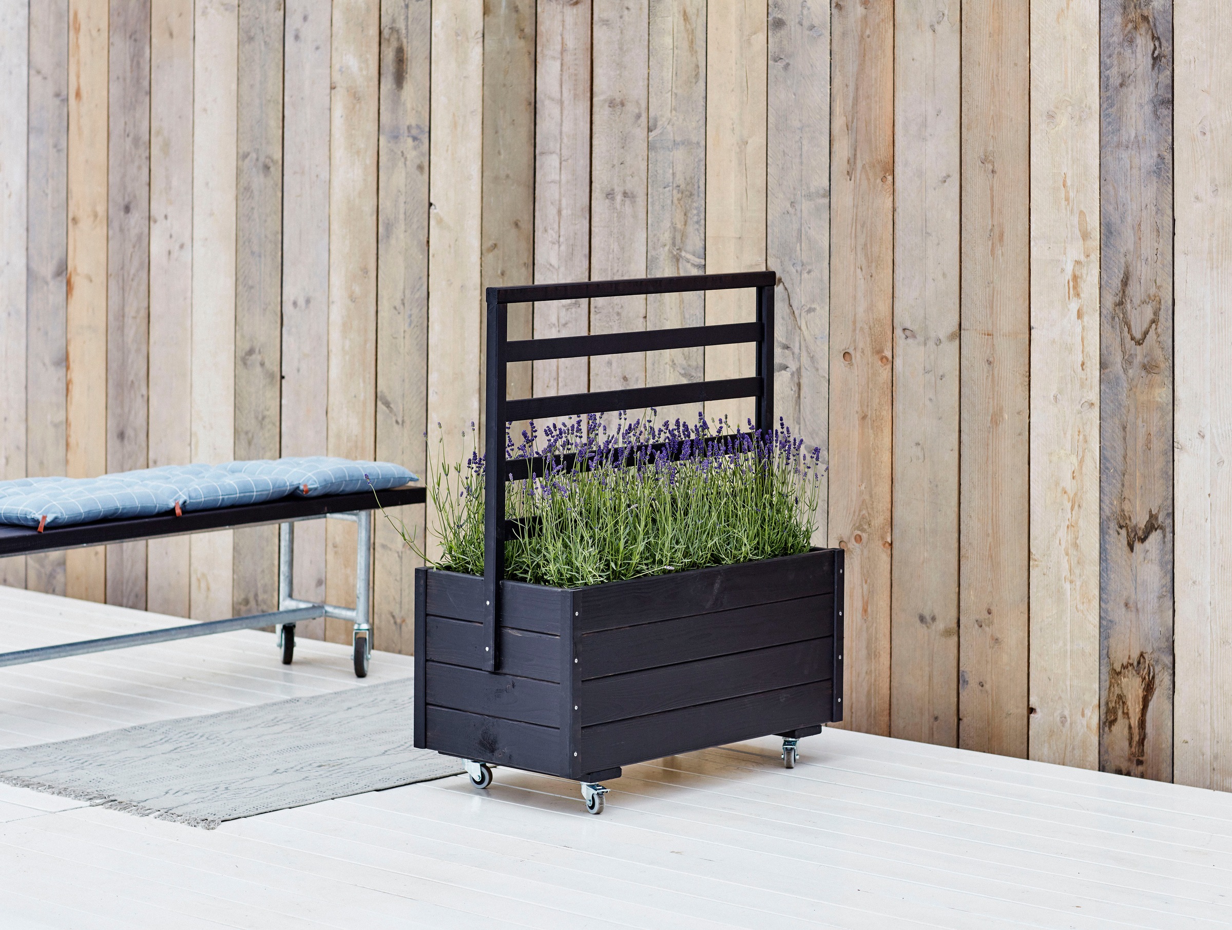 PLUS Blumenkasten, mit Spalier, BxTxH: 48x88x105 cm