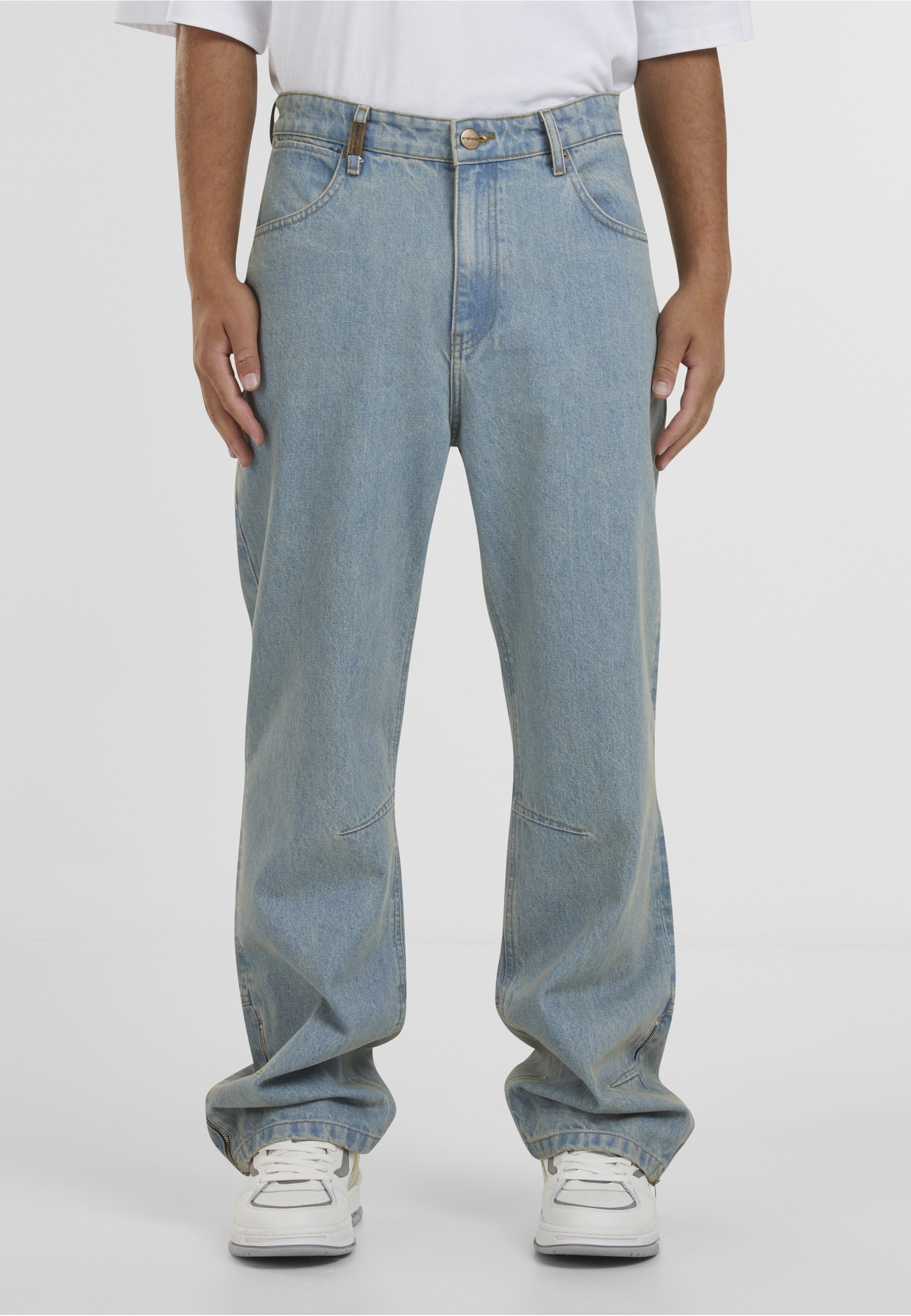 2Y Studios »2Y Studios Neal Zipper Baggy Jeans«