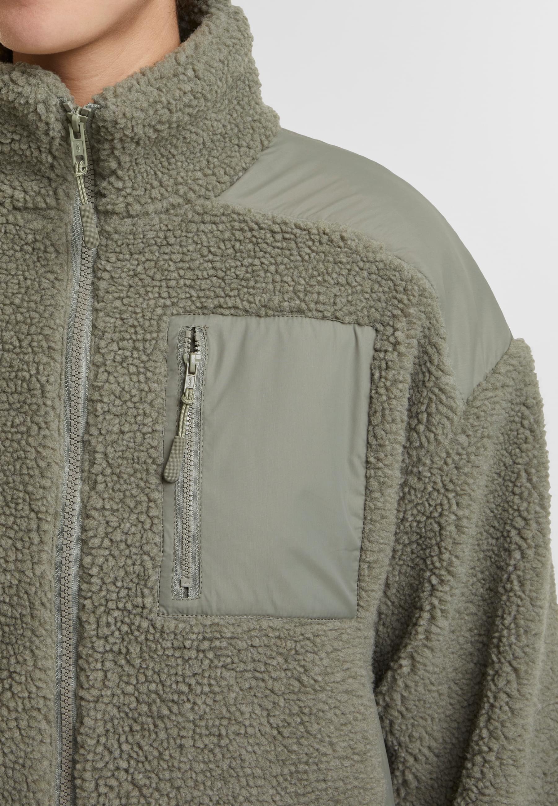 URBAN CLASSICS Winterjacke »Urban Classics Damen Ladies Sherpa Mix Jacket«, (1 St.), mit Kapuze