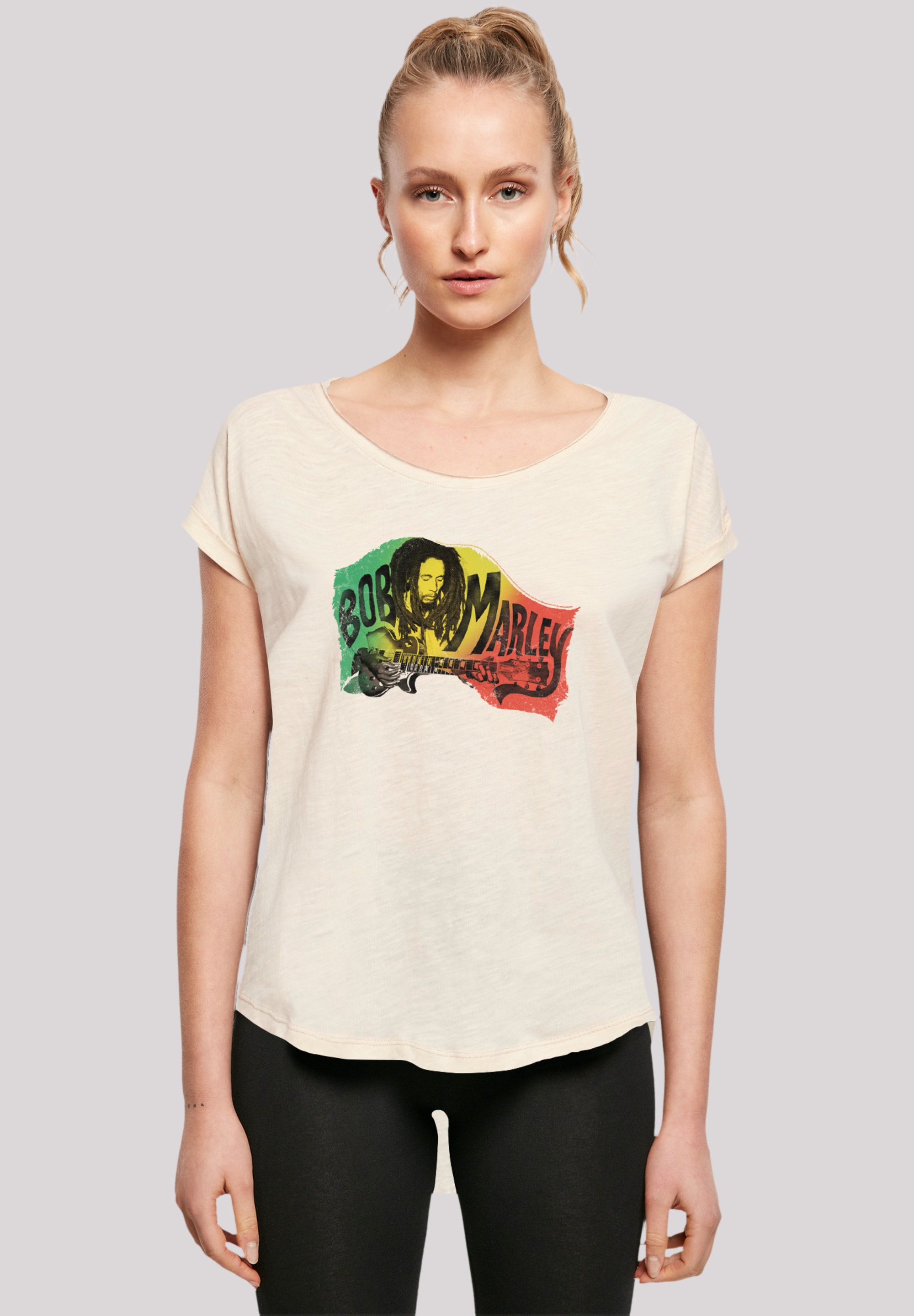 F4NT4STIC T-Shirt "Bob Marley Chords Reggae Music by Rock Off", Premium Qua günstig online kaufen