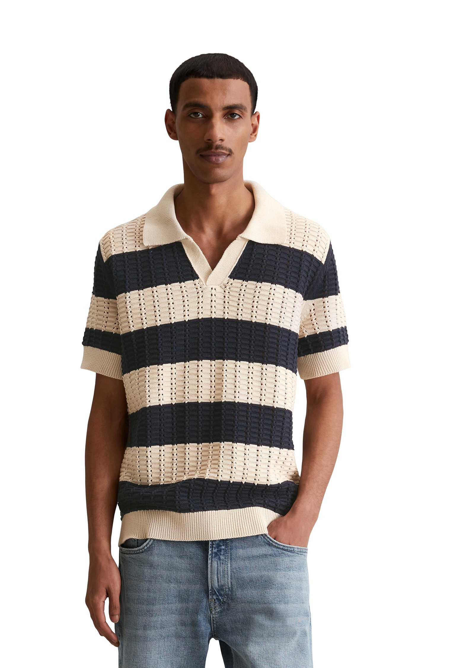 Marc OPolo DENIM Poloshirt "aus reiner Bio-Baumwolle" günstig online kaufen