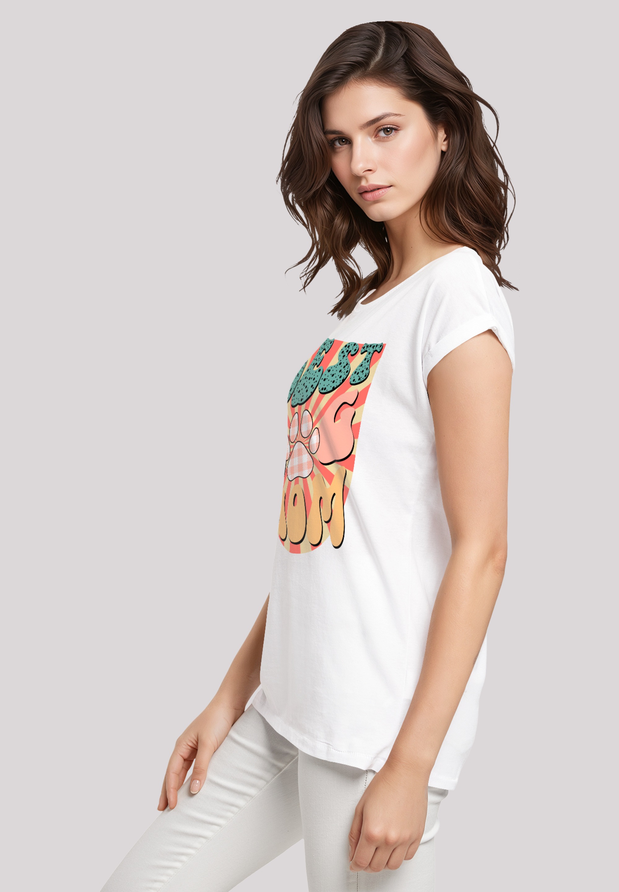 F4NT4STIC T-Shirt »Muttertag Pet Lover Vintage Beste Hunde Mama«, Premium Qualität