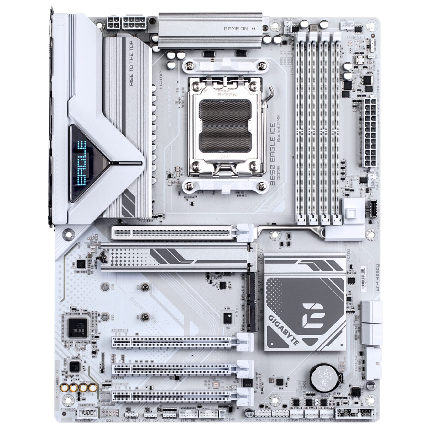 Gigabyte Mainboard »B850 EAGLE ICE Mainboard – AMD Ryzen 9000 Serien-Prozessoren, 8+2+2 Ph«