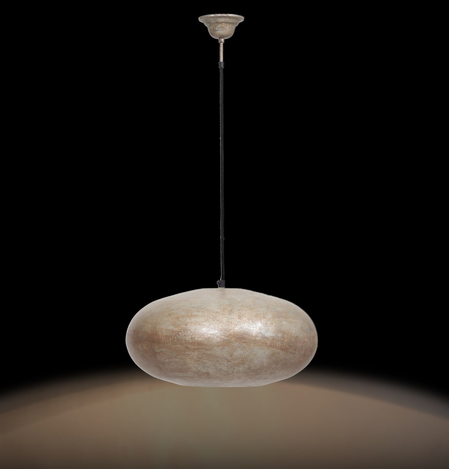 Kayoom Hängeleuchte »Terrific in Champagner, ohne Leuchtmittel, LxBxH: 40 x 40 x 20 cm« E27 1 Stk.