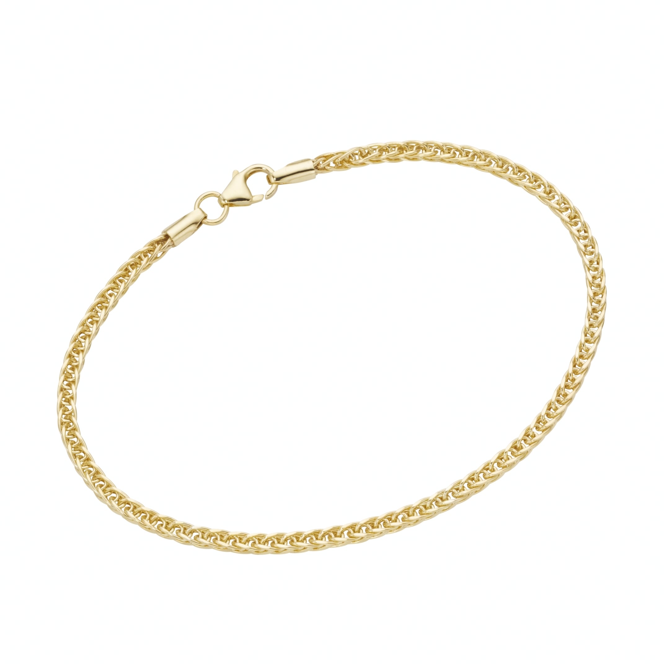 Luigi Merano Armband »Zopfkette, Gold 375« kaufen | BAUR