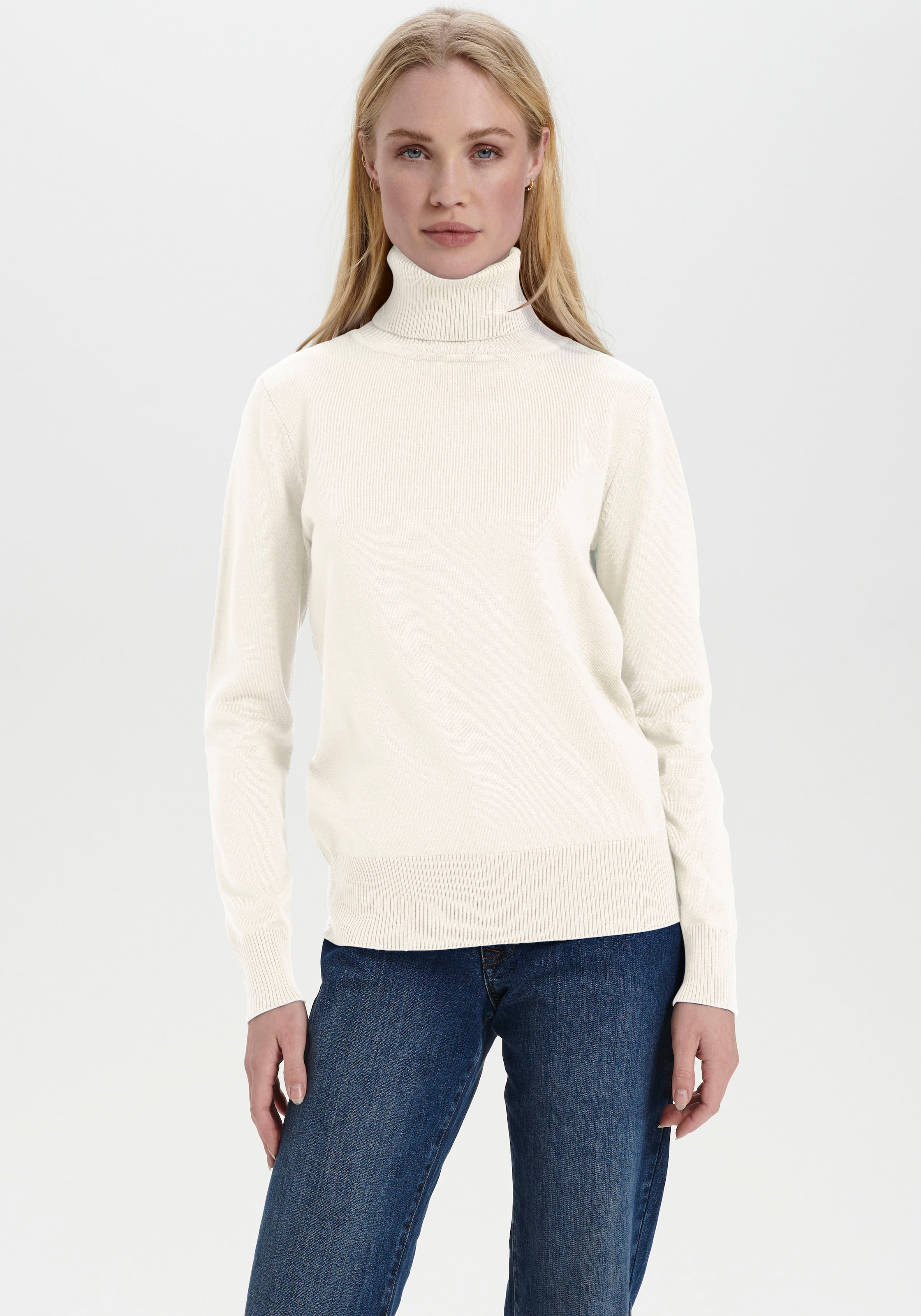 Saint Tropez Rollkragenpullover "MilaSZ J2046", mit Viskose günstig online kaufen