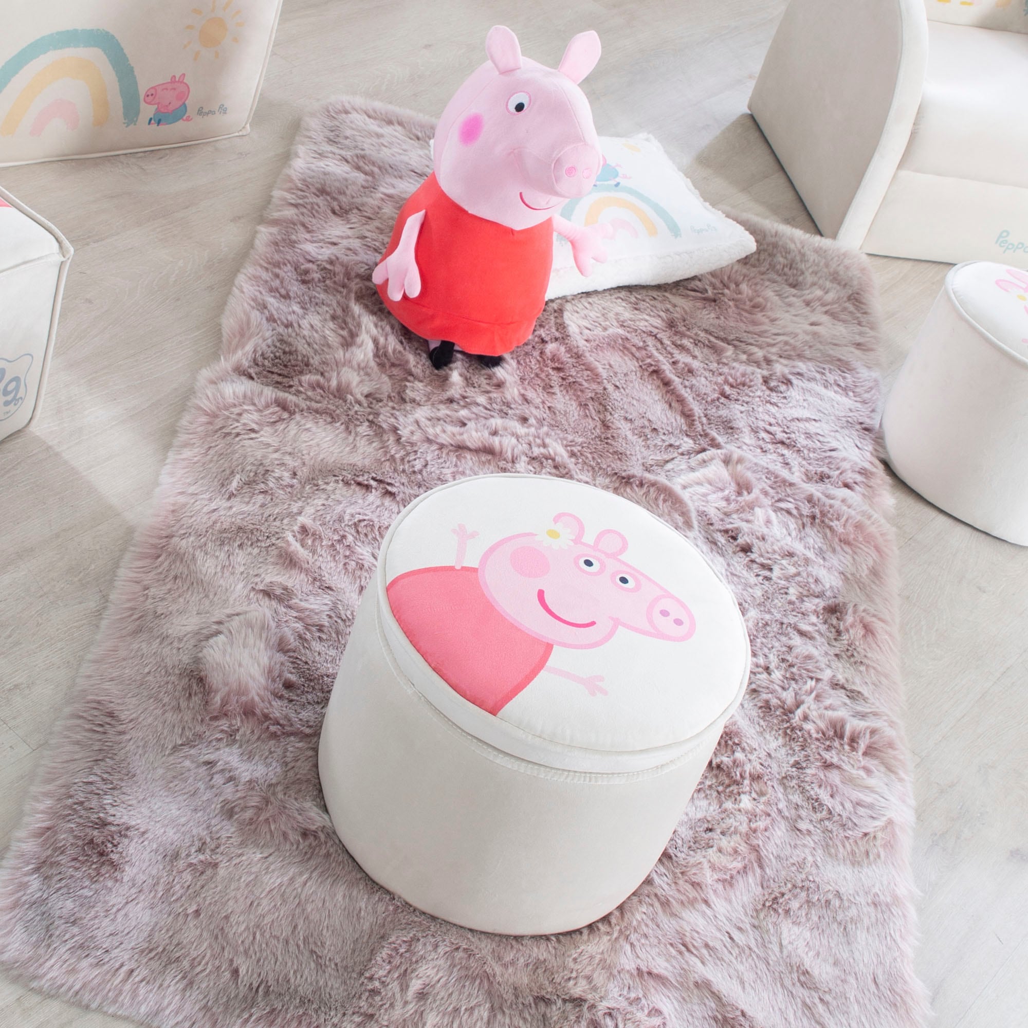 roba® Kinderhocker BAUR Pig, rund« »Peppa 