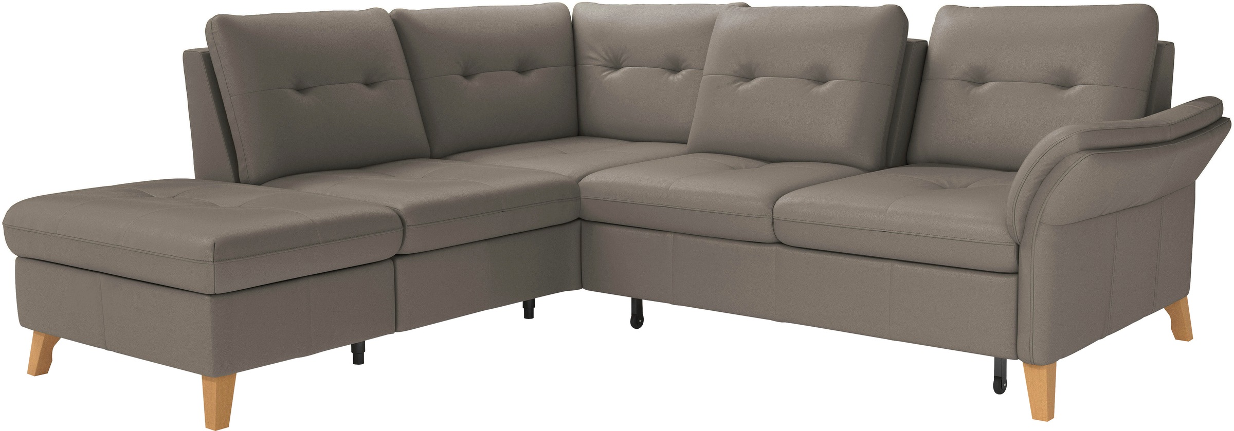 sit&more Ecksofa »Göteborg«, inkl. Sitztiefenverstellung, wahlweise mit Bettfunktion & Bettkasten