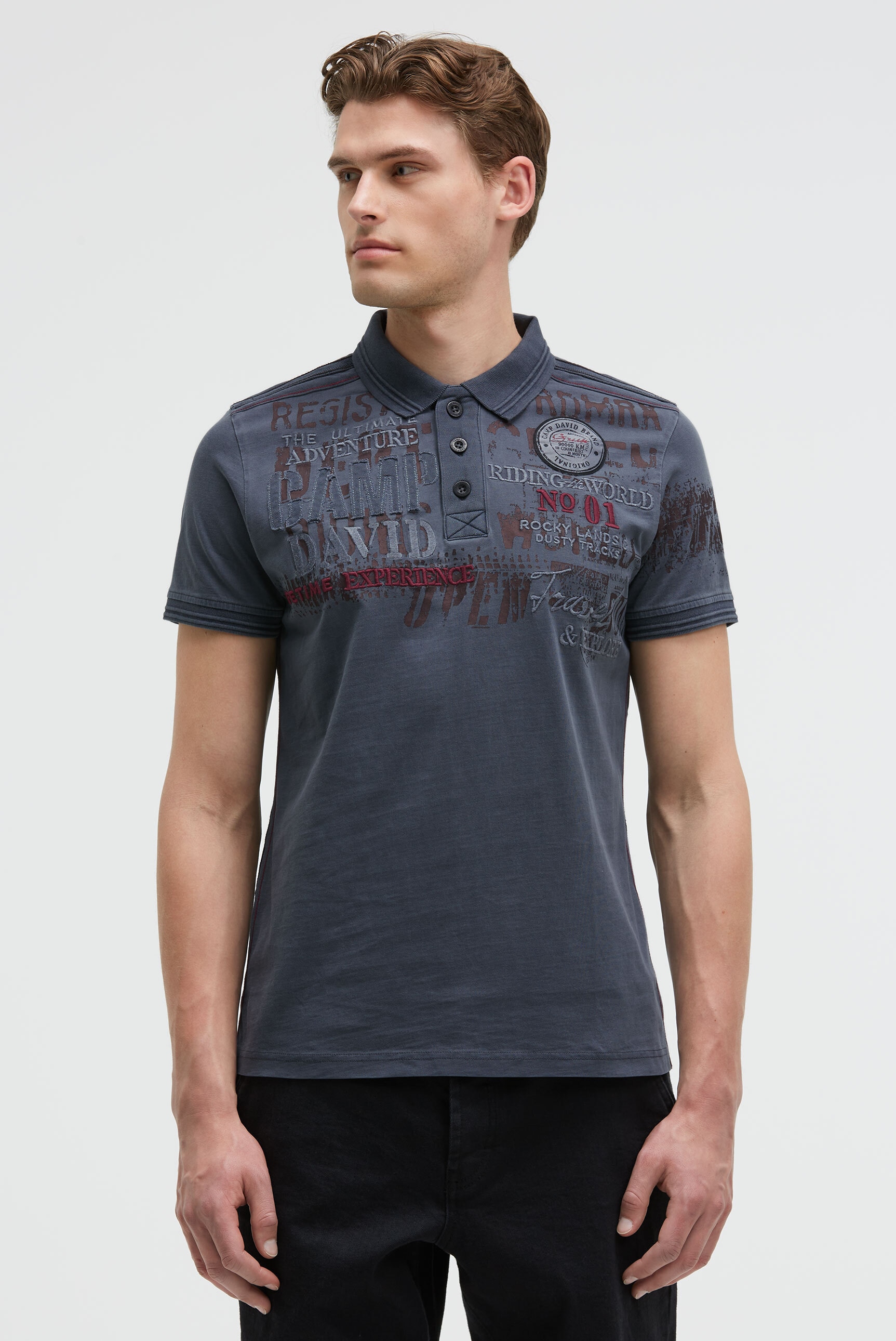 CAMP DAVID Poloshirt, mit Kontrastnähten günstig online kaufen