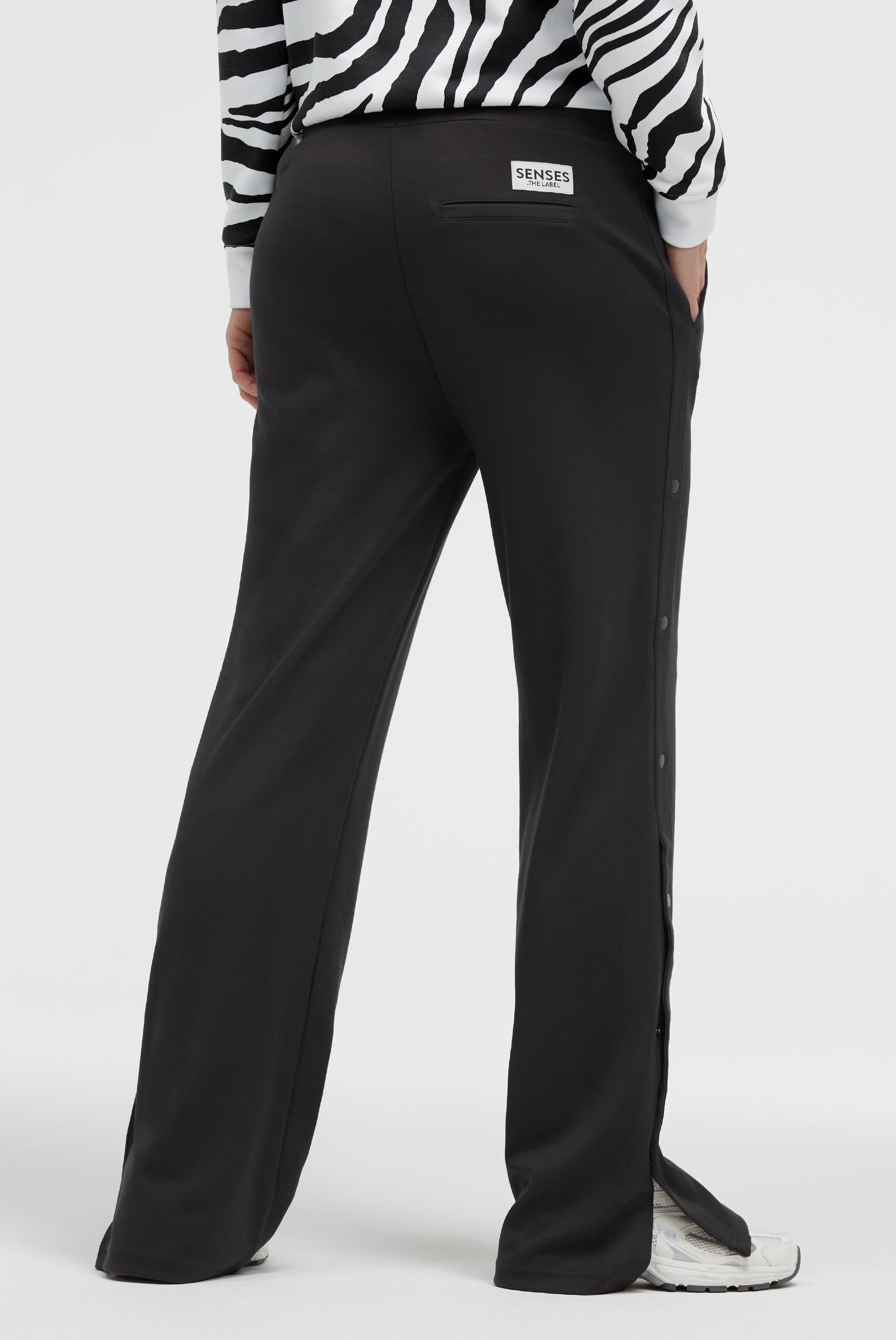 SENSES.THE LABEL Stoffhose  mit Elastikbund & seitlichen Taschen