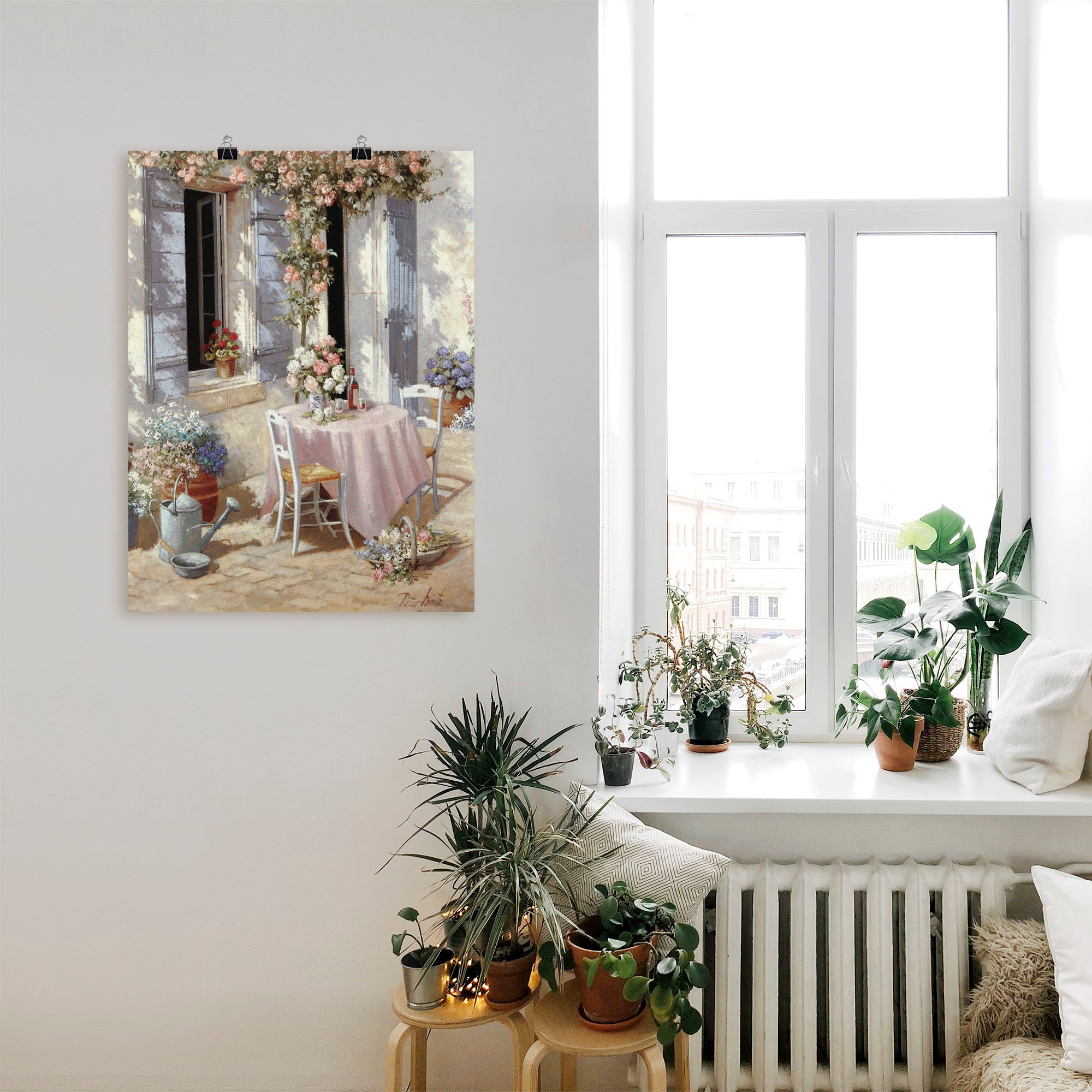 Artland Wandbild "Einladung" Garten 1 Stk. tlg. als Leinwandbild, Poster in günstig online kaufen