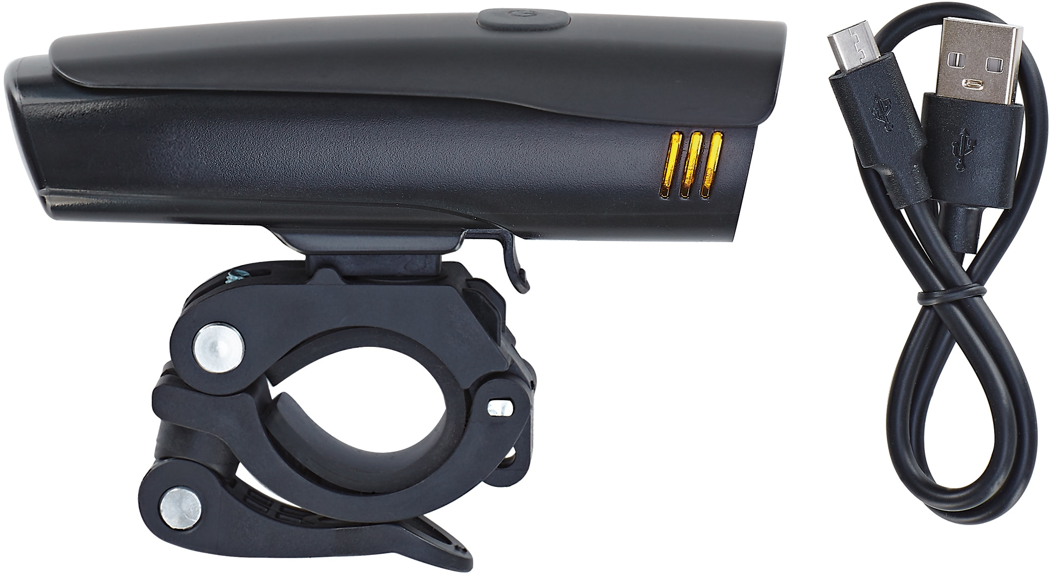 Prophete Fahrradbeleuchtung "LED Akku Scheinwerfer 50/25 Lux"
