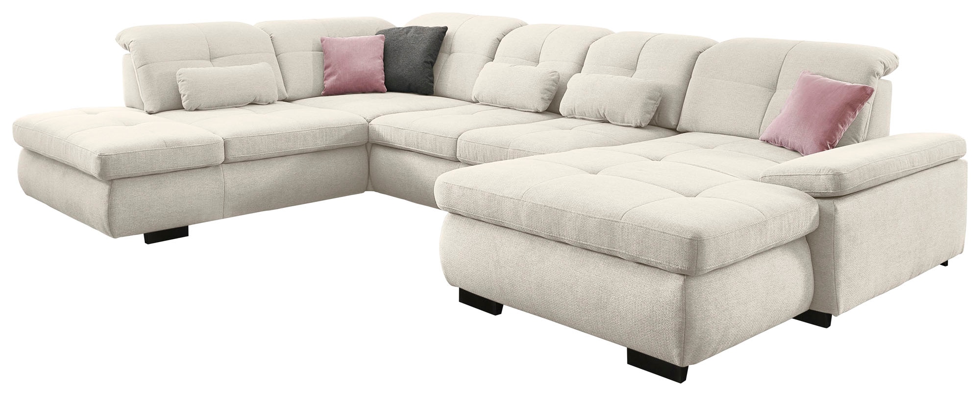Die PlanBar Ecksofa "MP-IN16012 L-Form, mit Federkern-Polsterung", inkl. Si günstig online kaufen