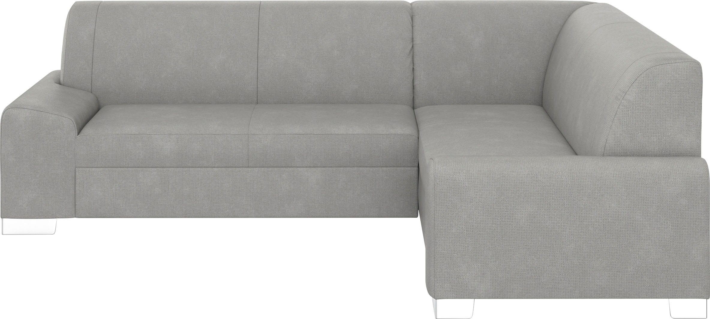 DOMO collection Ecksofa "Anzio in kubischer Formensprache, flache Armlehnen günstig online kaufen