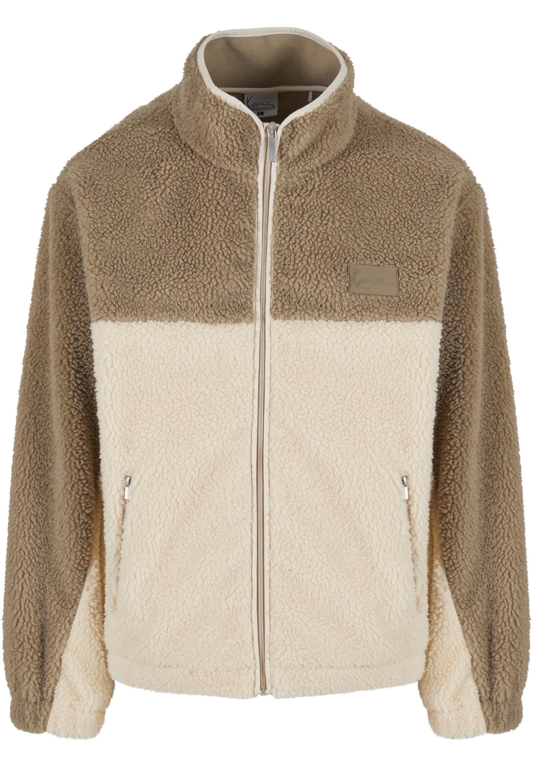 Karl Kani Winterjacke "Karl Kani Signature Rubber Patch Teddy Zip Jacket" 1 günstig online kaufen