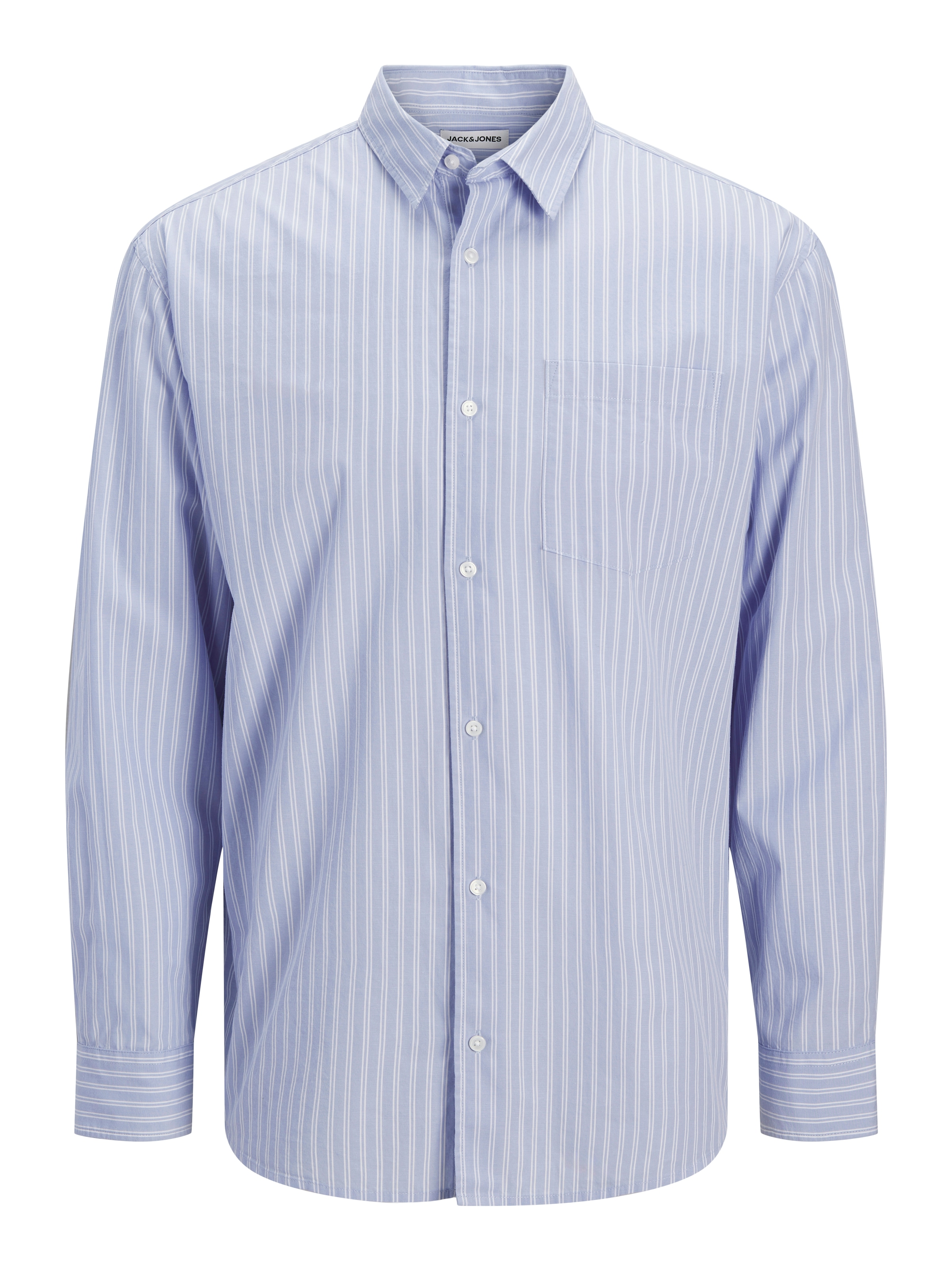 Jack & Jones Langarmhemd "JJCOLE POPLIN STRIPE SHIRT LS" günstig online kaufen