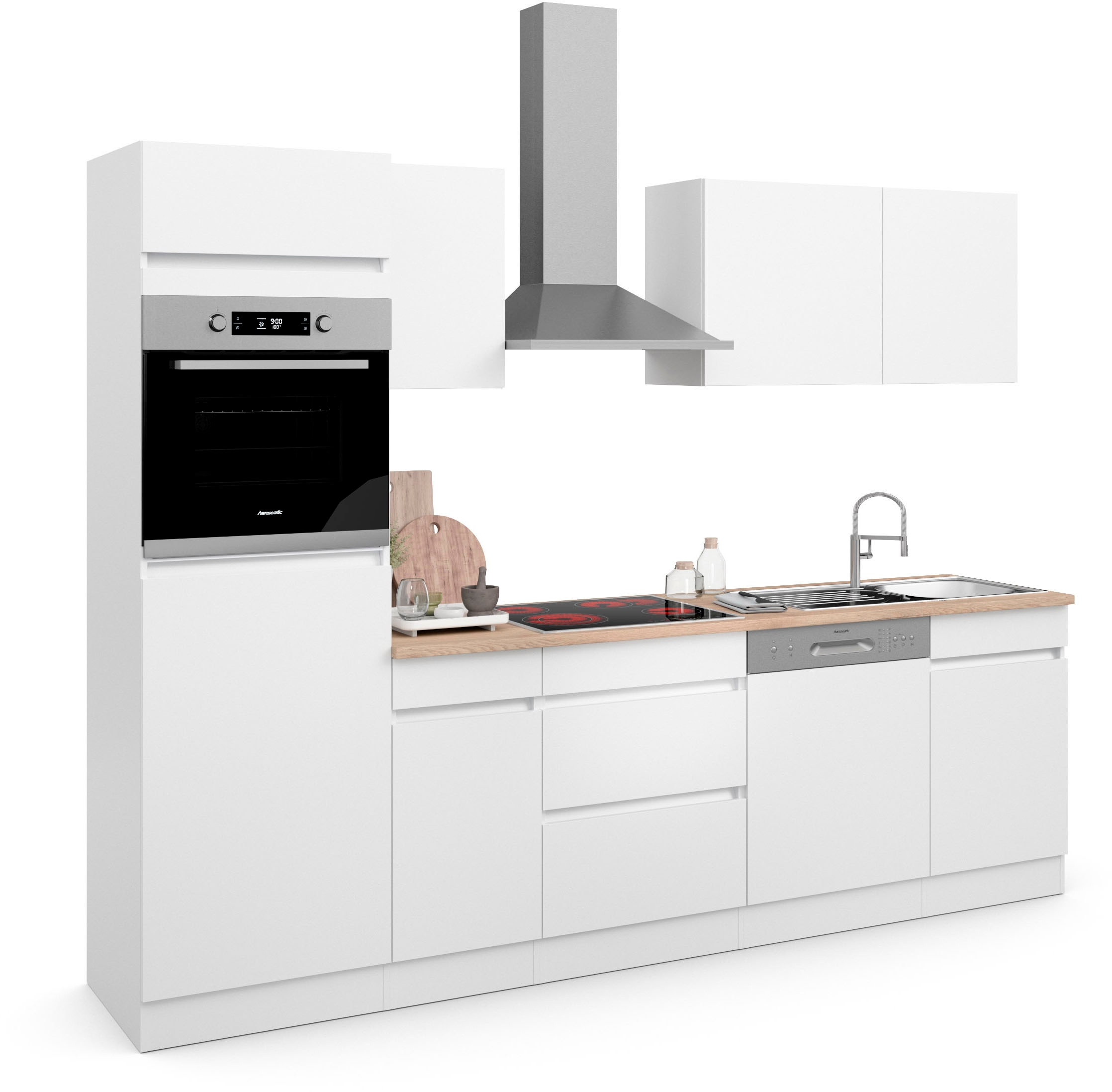 »Safeli«, Küche wahlweise 270 cm, ohne Hanseatic-E- | OPTIFIT BAUR oder Breite mit Geräte kaufen