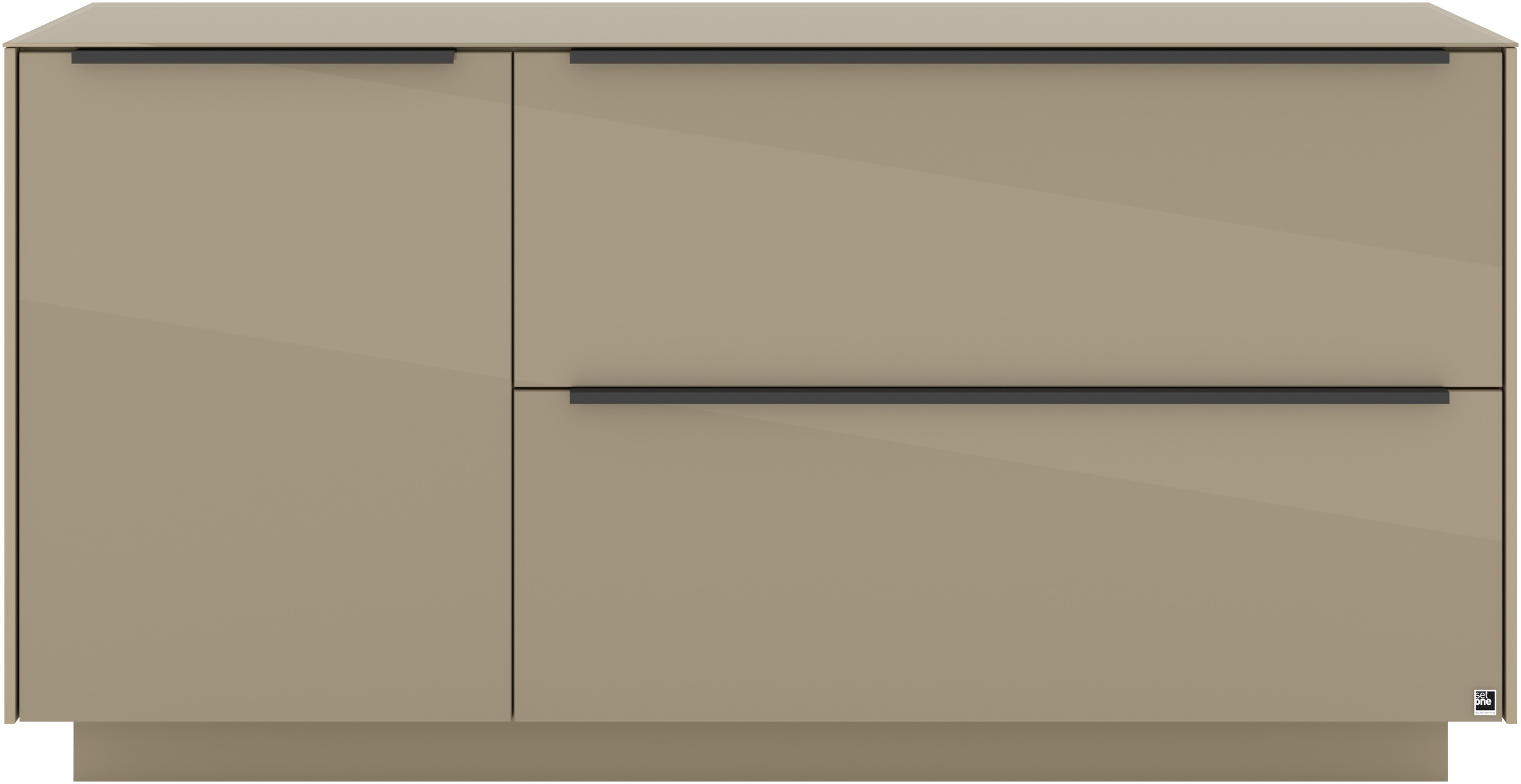 set one by Musterring Lowboard »Reno« 1 Stk. tlg. Mit Sockel in diversen Farben, 71 cm Höhe & Farbauswahl