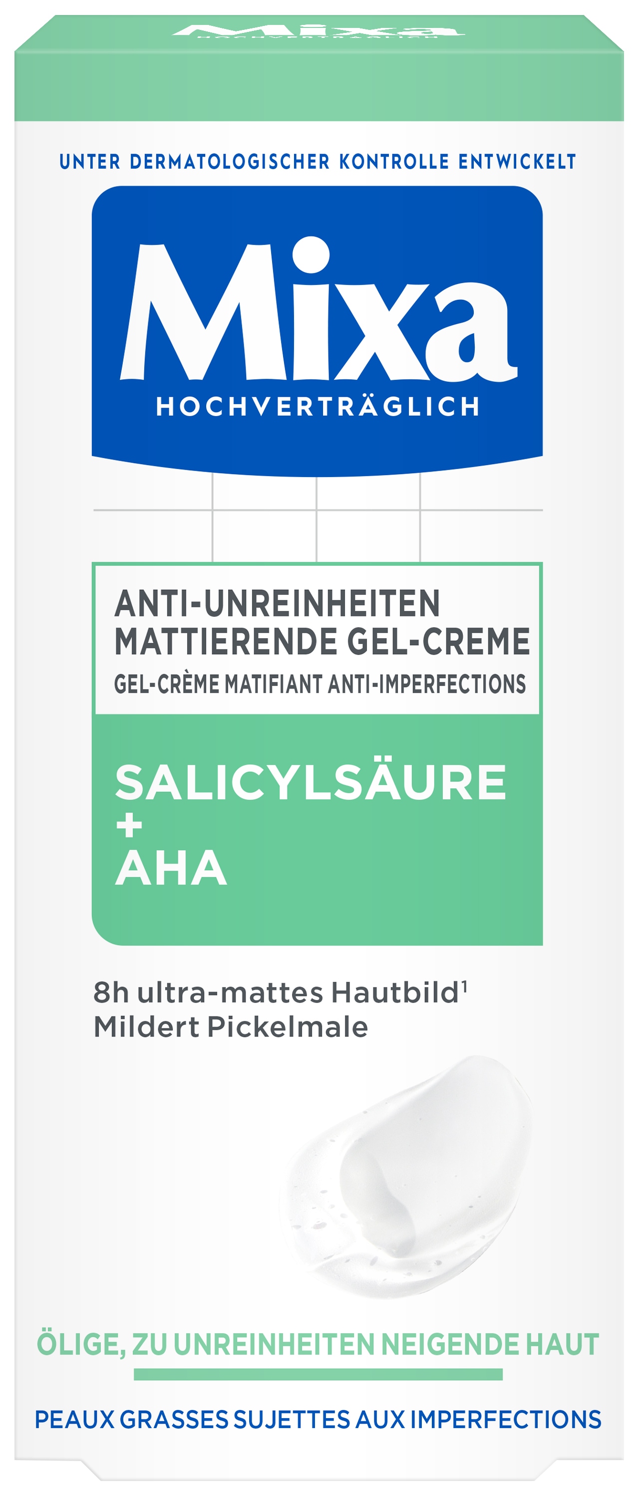 Mixa Gesichtspflege »Mixa Anti-Unreinheiten Gel-Creme«, mit hoher Wirksamkeit