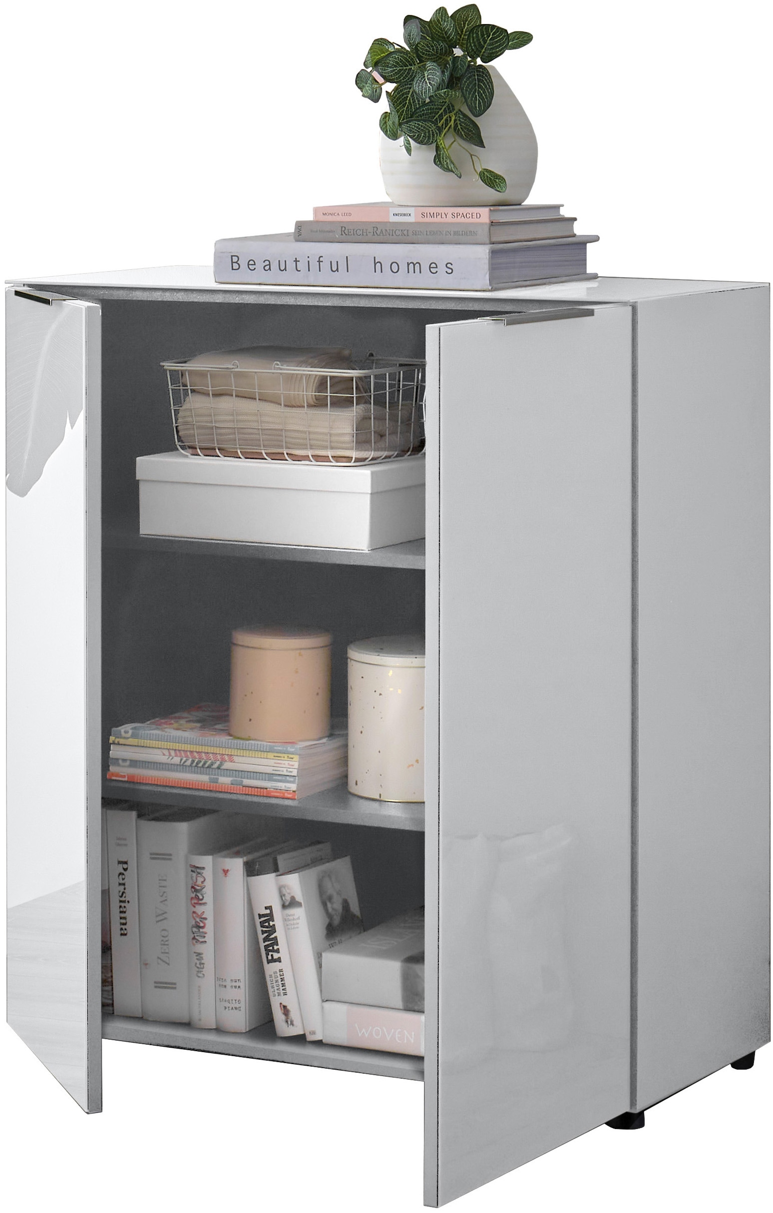 HBZ Kommode »Santorin, BxHxT 90x99x40 cm«, (1 St.), Breite 90cm, Softclose für Türen, Melaminbeschichtung