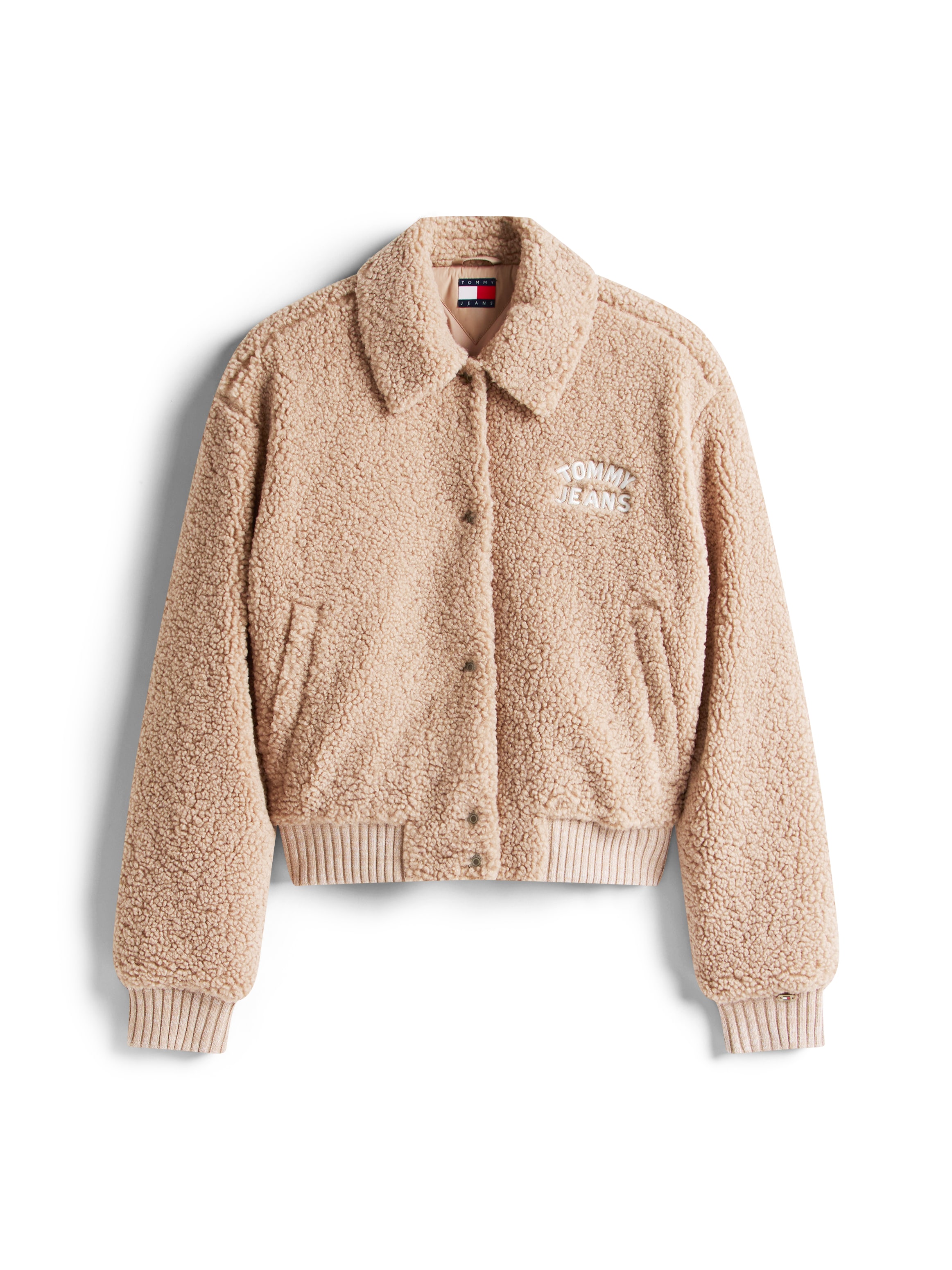 Tommy Jeans Plüschjacke »TJW TEDDY VARSITY BOMBER«