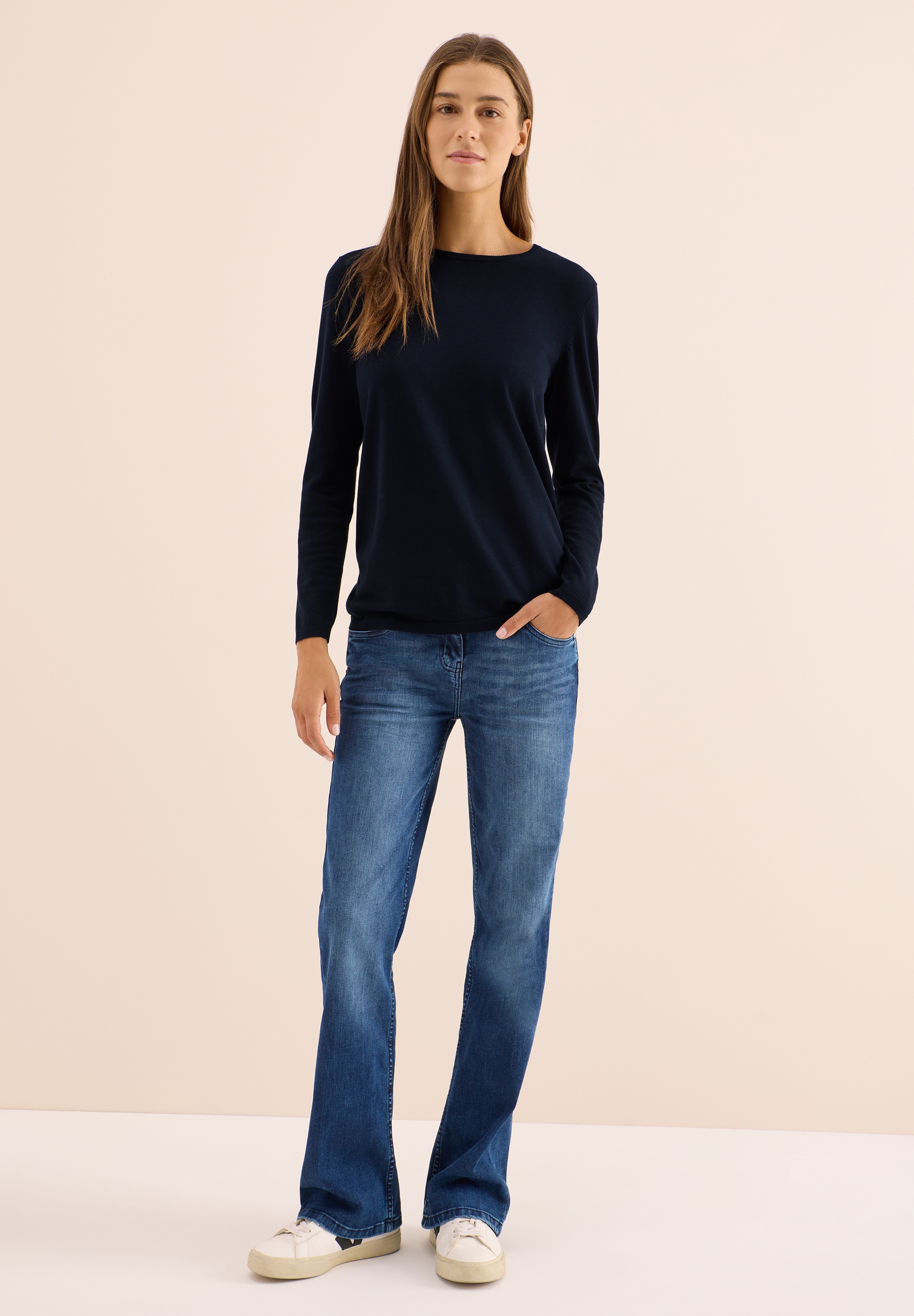 Cecil Strickpullover, mit Strick-Struktur