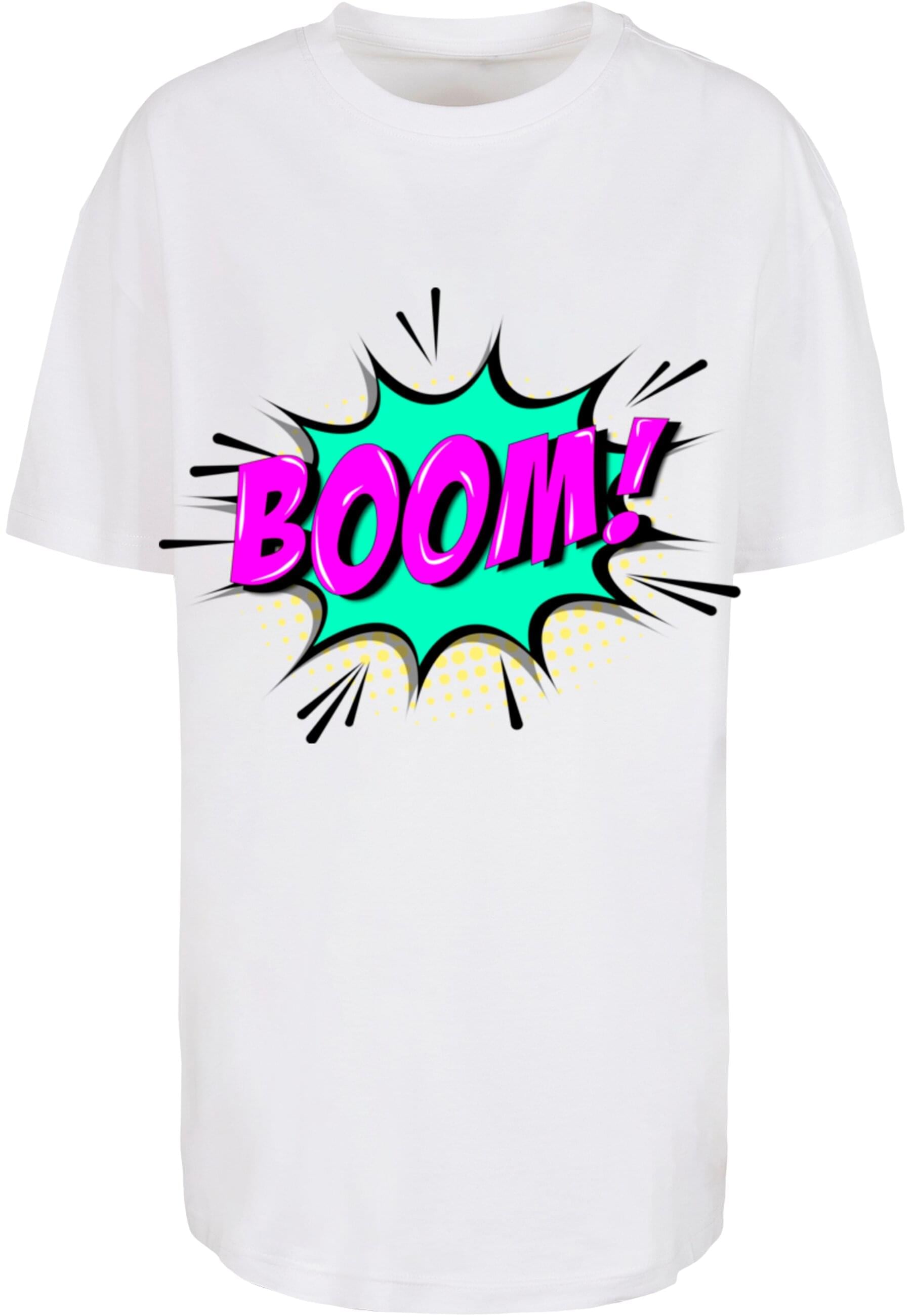 Merchcode T-Shirt "Merchcode Damen Ladies BOOM Comic Boyfriend Tee", 1 Stk. günstig online kaufen