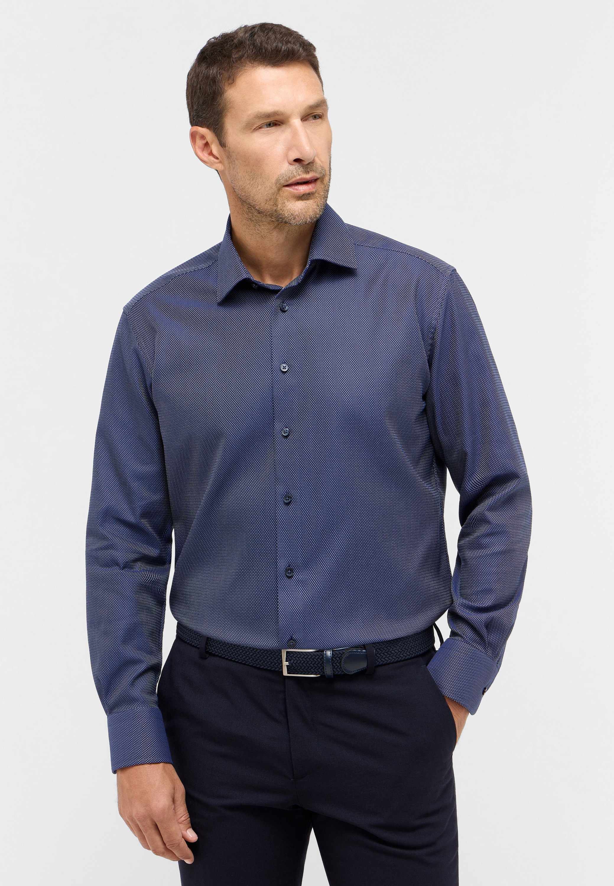 Eterna Langarmhemd "MODERN FIT", NON IRON (bügelfrei) günstig online kaufen