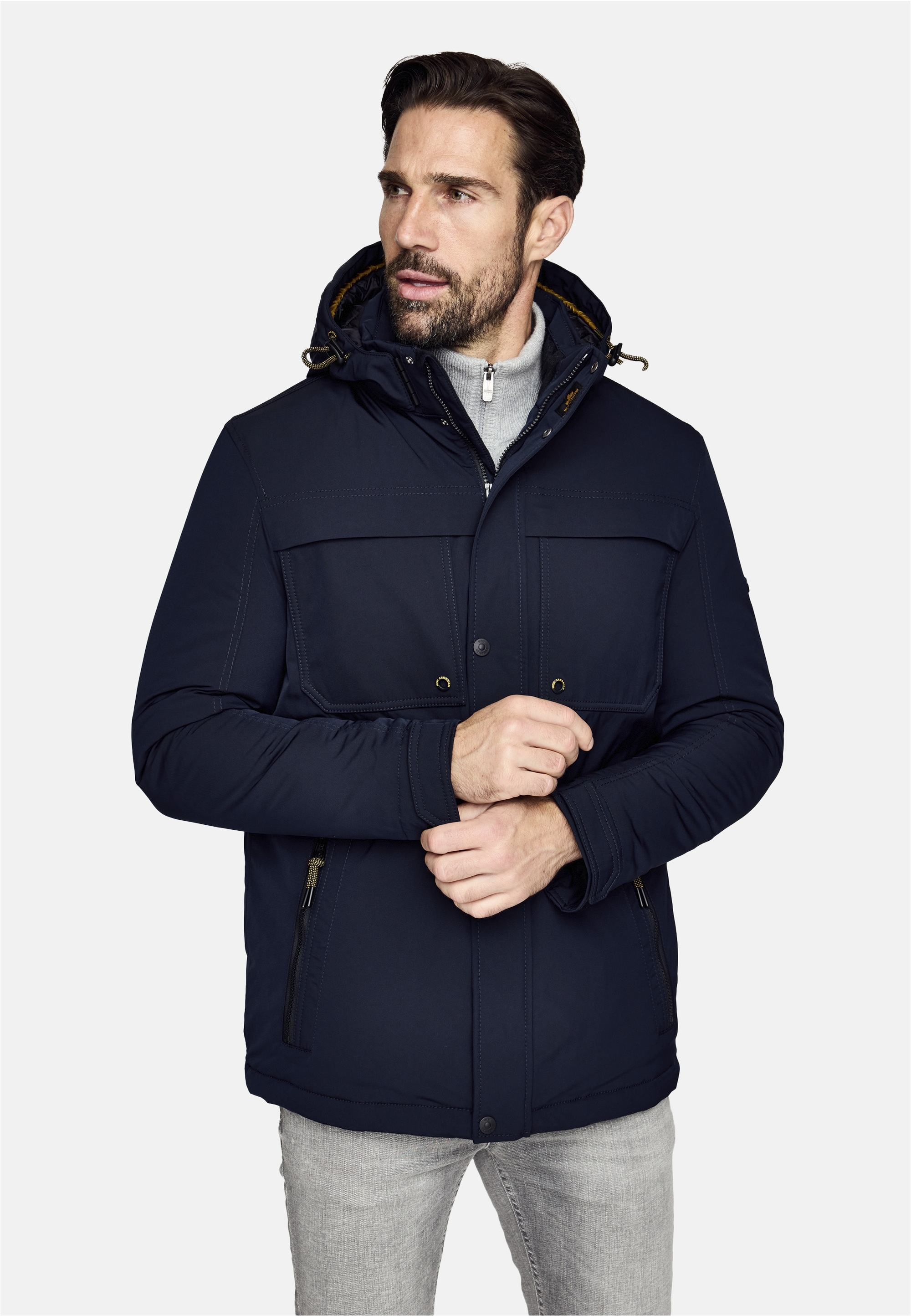 New Canadian Outdoorjacke "CO-3", mit Fleece-Einsatz am Innenkragen günstig online kaufen