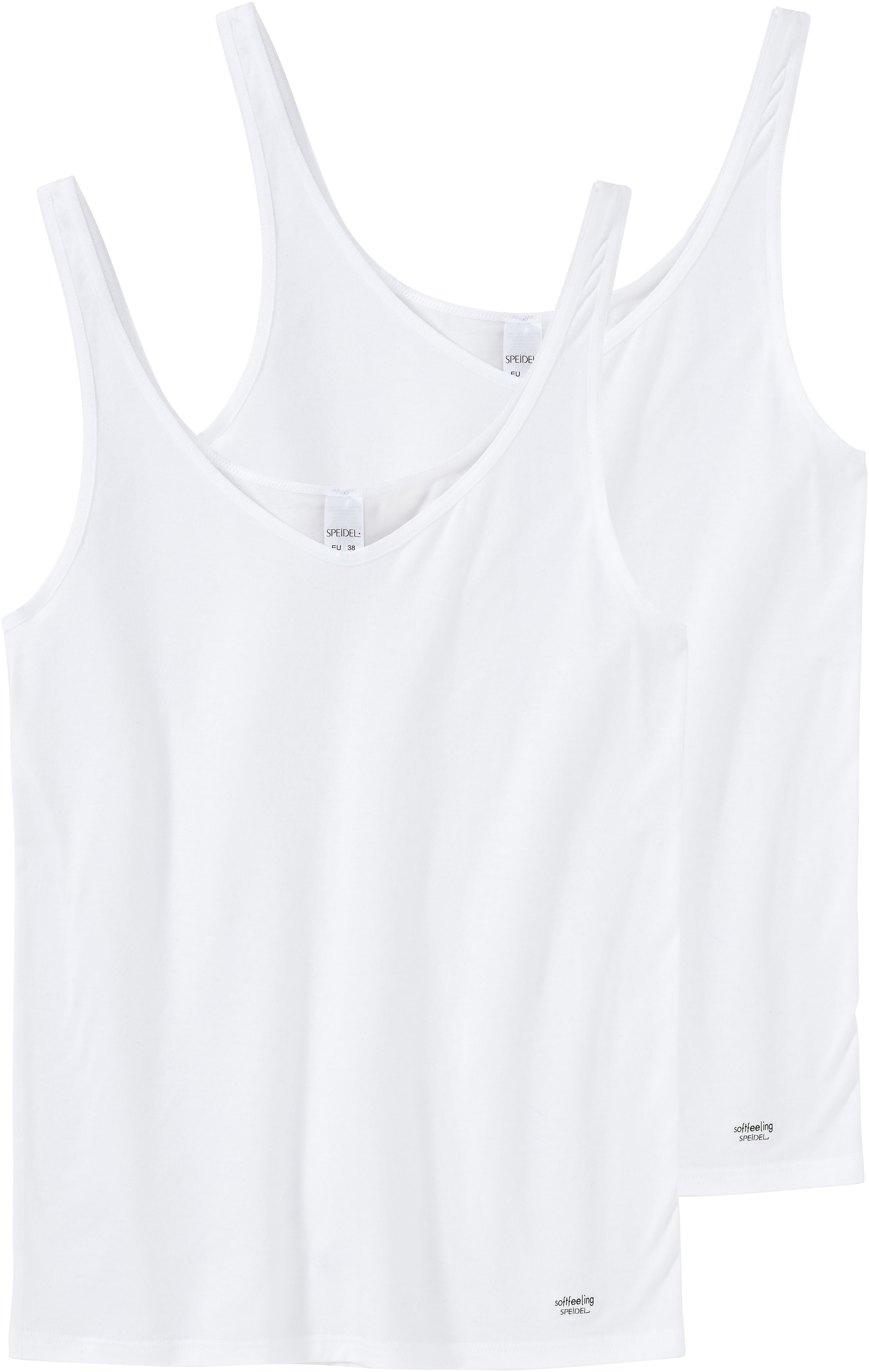 Speidel Unterhemd "Softfeeling" basic, eng, V-Ausschnitt, weich, elastisch, atmungsaktiv, Baumwollmix